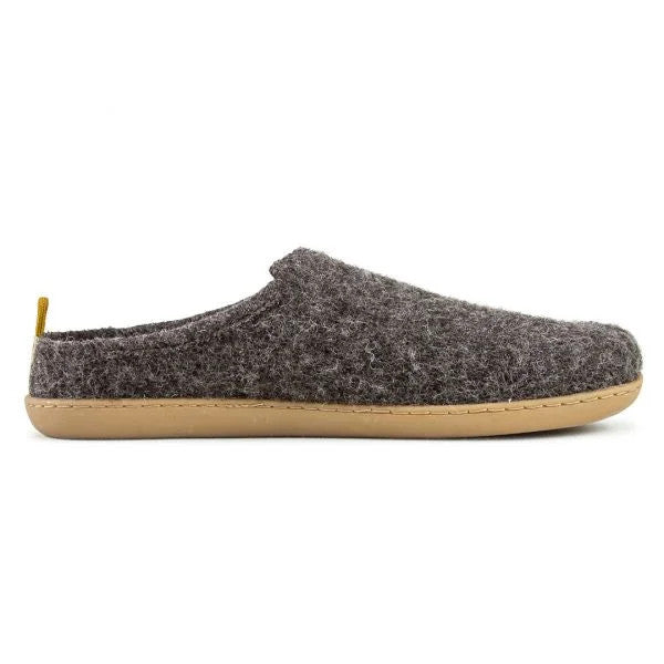 Doghammer Terrar Dahoam Wool Dark Brown Barfußschuhe, Hausschuhe aus Wolle von rechts im Onlineshop für Barfußschuhe