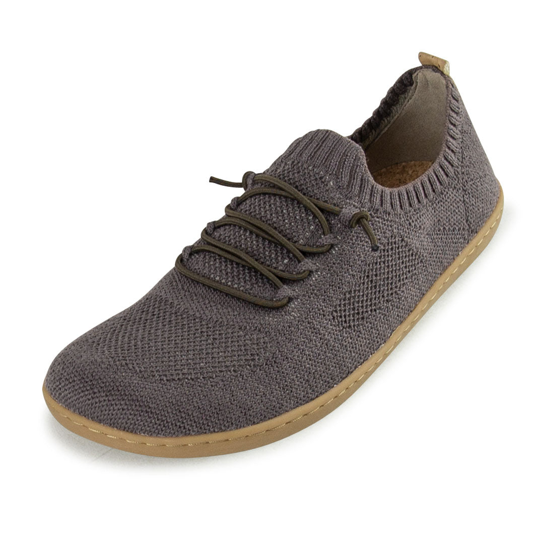 Doghammer Terrar Knit Aubergine Barfußschuhe aus Wolle, Sneaker von oben im Onlineshop für Barfußschuhe
