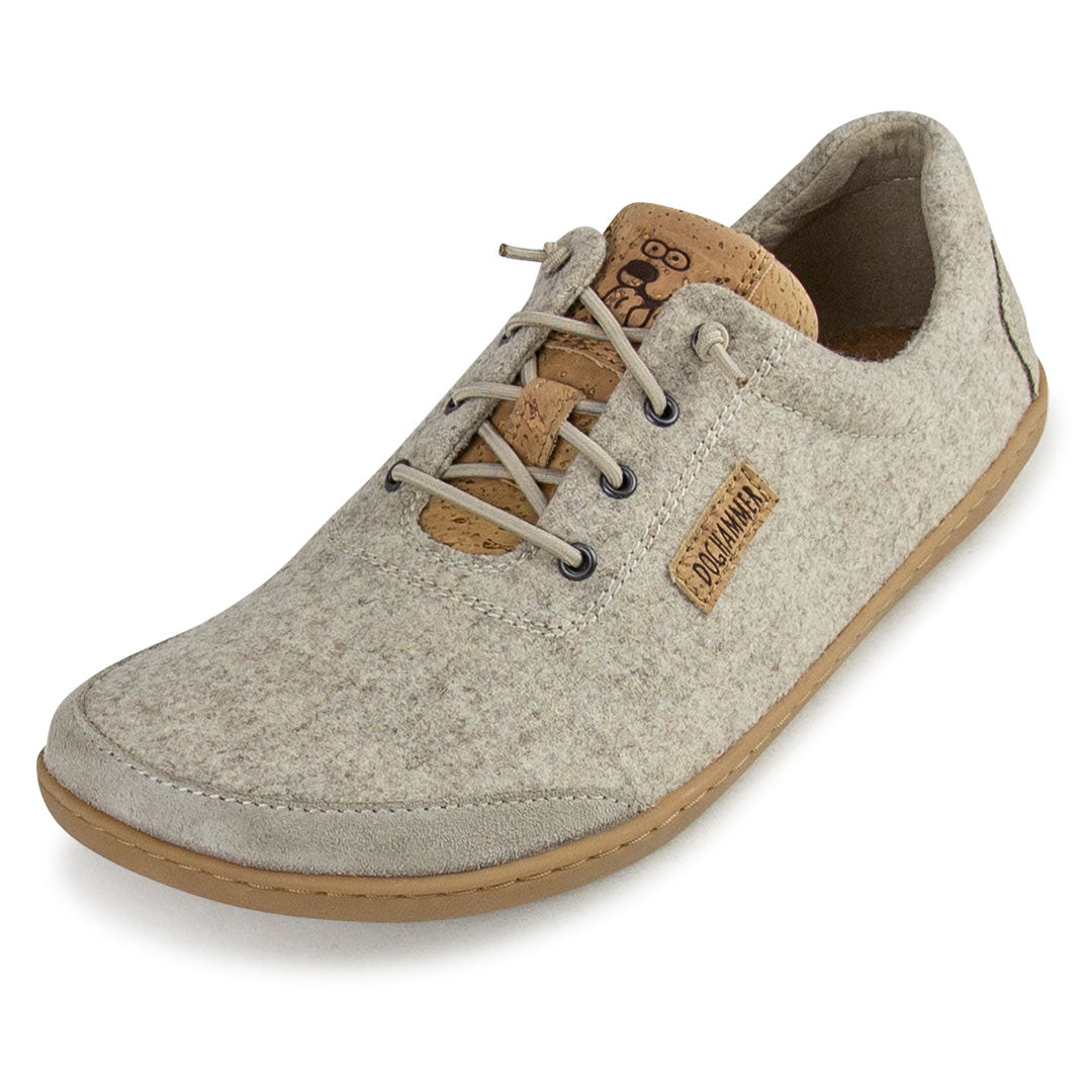Doghammer Terrar Wool Earth Barfußschuhe aus Merinowolle, Ansicht von oben im Onlineshop für Barfußschuhe