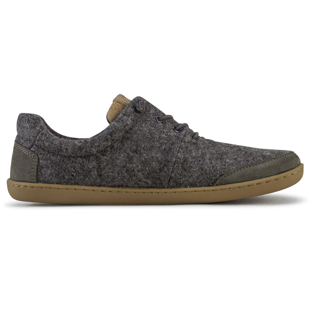 Doghammer Terrar Wool Greyish Barfußschuhe, Sneaker aus Wolle, Ansicht von rechts im Onlineshop für Barfußschuhe