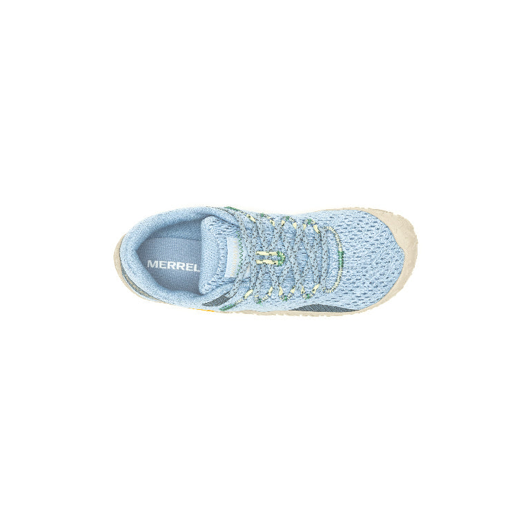 Barfußschuhe Merrell Vapor Glove 6 in Chambray für Damen, Ansicht von oben, erhältlich in unserem Onlineshop für Barfußschuhe. Ergonomisches Design für natürlichen Komfort und eine perfekte Passform bei jedem Schritt.