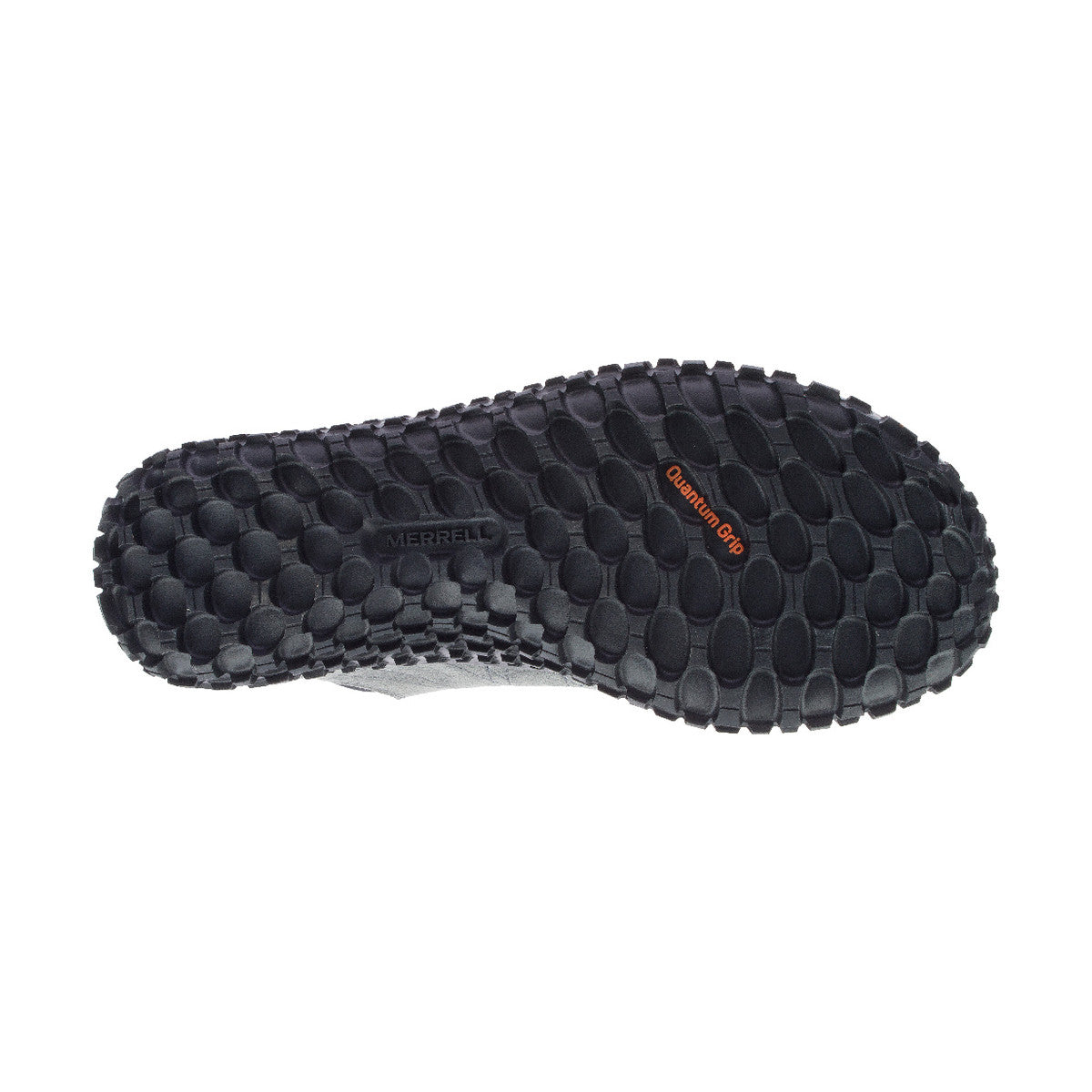 Merrell Wrapt Mid WP Barfußschuhe für Herren in Granitgrau, wasserdichte Wanderschuhe im Onlineshop, Ansicht von unten