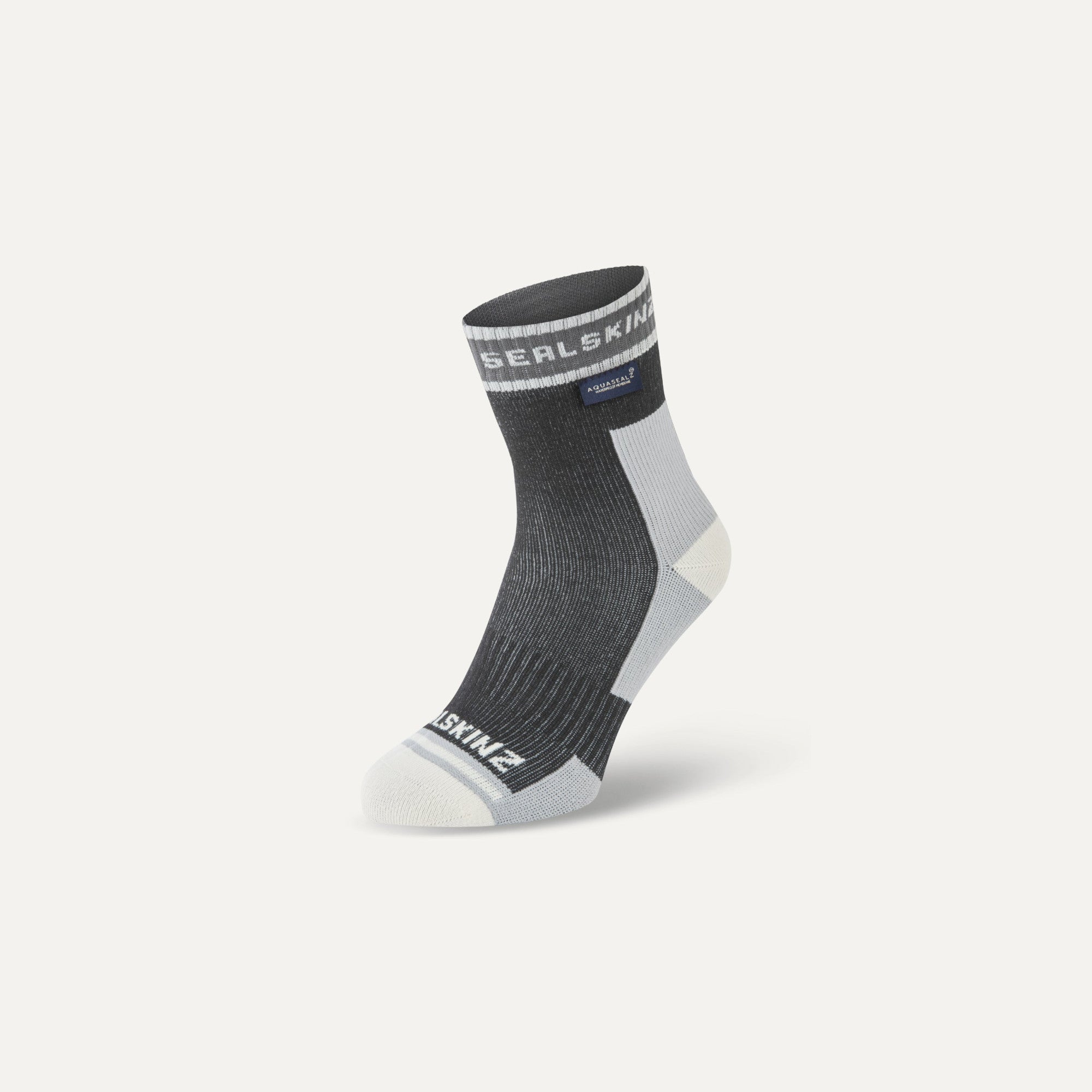 Sealskinz Holsterstone wasserdichte Socken für Kinder, linke Seitenansicht im Onlineshop für Barfußschuhe