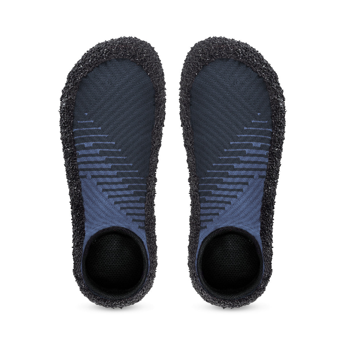 Kompressionssocken Skinners 2.0 Compression in Pazifikblau, Ansicht von oben, erhältlich in unserem Onlineshop für Barfußschuhe. Das flexible Design fördert die Blutzirkulation und sorgt für optimalen Komfort während sportlicher Aktivitäten sowie Erholungsphasen.