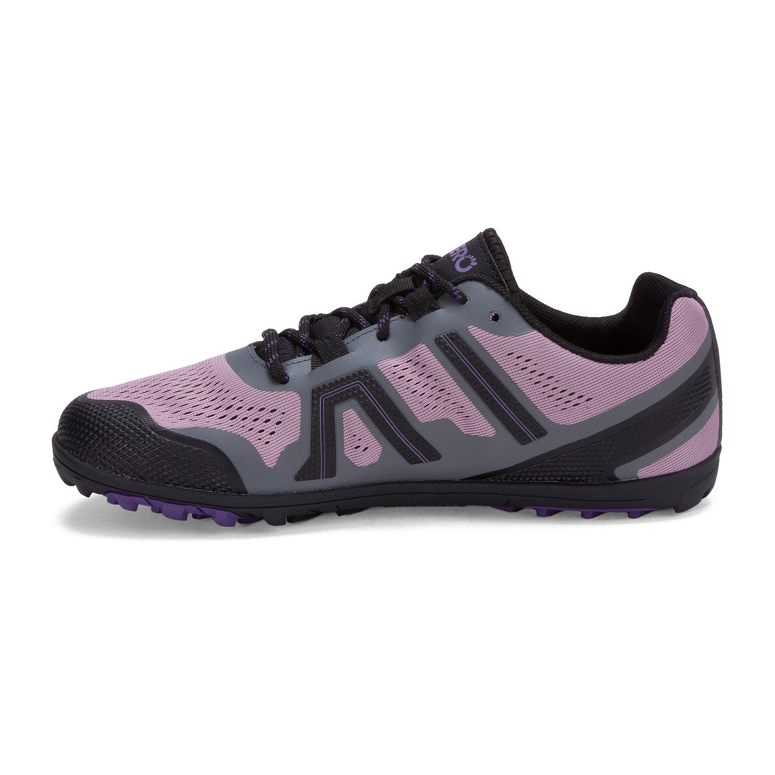 Xero Shoes Mesa Trail II Damen Barfußschuhe in Orchid, linke Seite, atmungsaktive Wanderschuhe im Onlineshop für Barfußschuhe