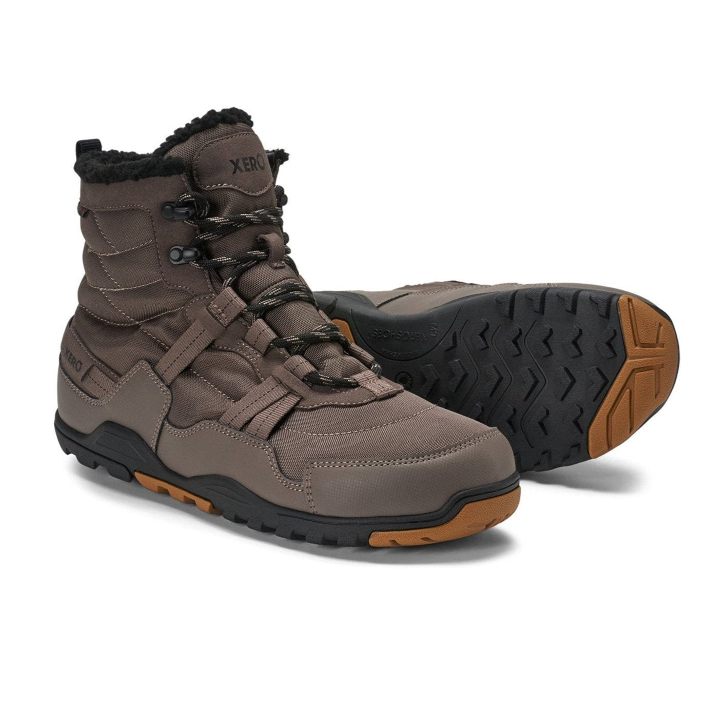 Xero Shoes Alpine Men Taupe Barfußschuhe Schneestiefel für den Winter. Leichte, flexible Winterstiefel in Taupe, die natürlichen Komfort und Wärme bieten. Erhältlich in unserem Onlineshop für Barfußschuhe.