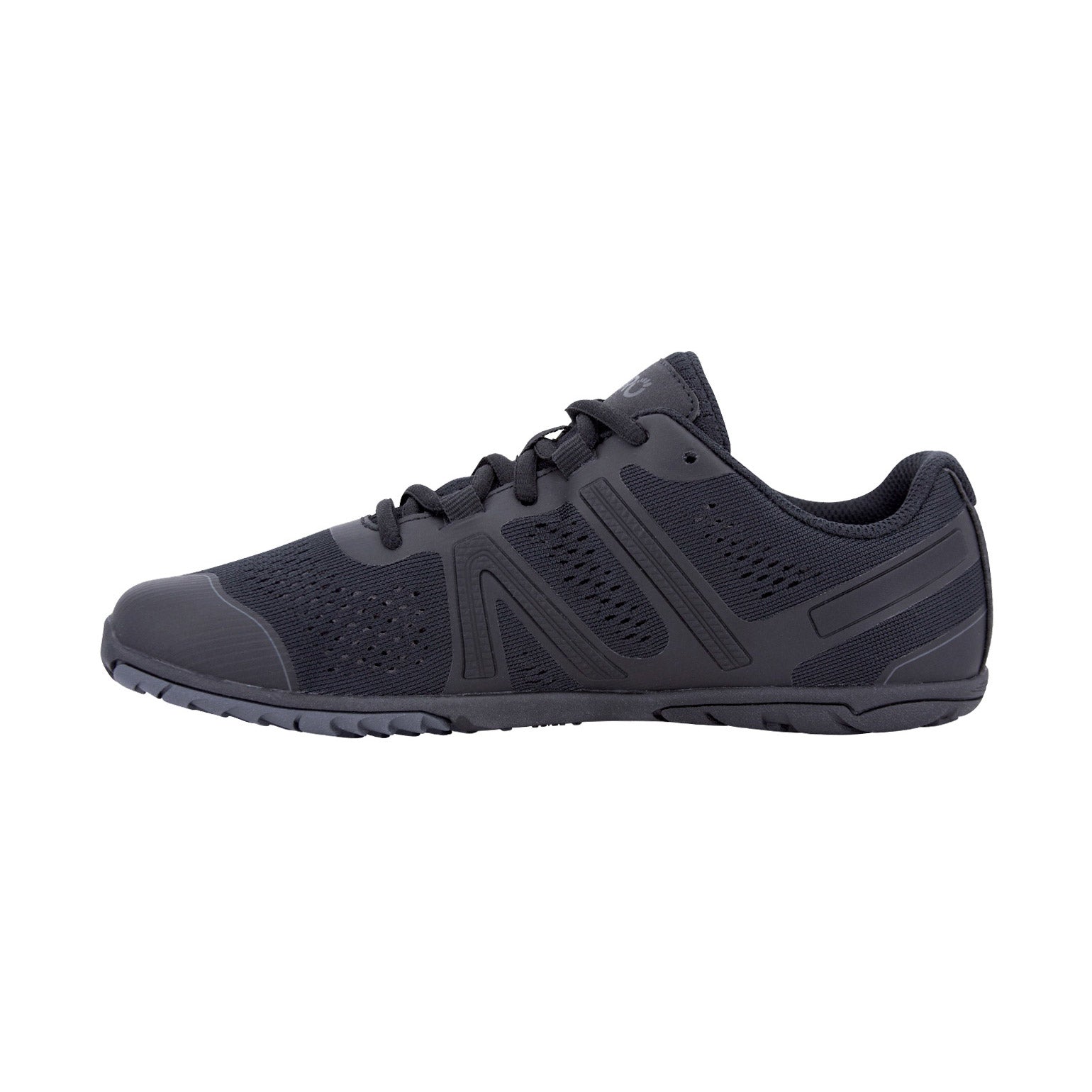 Xero Shoes HFS Sneaker in Schwarz für Herren, linke Ansicht, komfortable Laufschuhe im Onlineshop für Barfußschuhe.