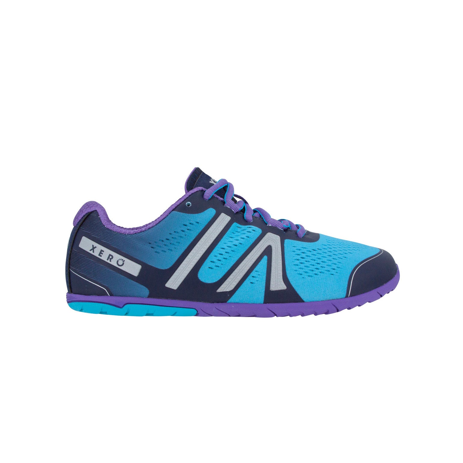 Barfußschuhe Xero Shoes HFS für Damen in Atoll Blue, Sneaker und Laufschuhe, Seitenansicht rechts im Onlineshop.