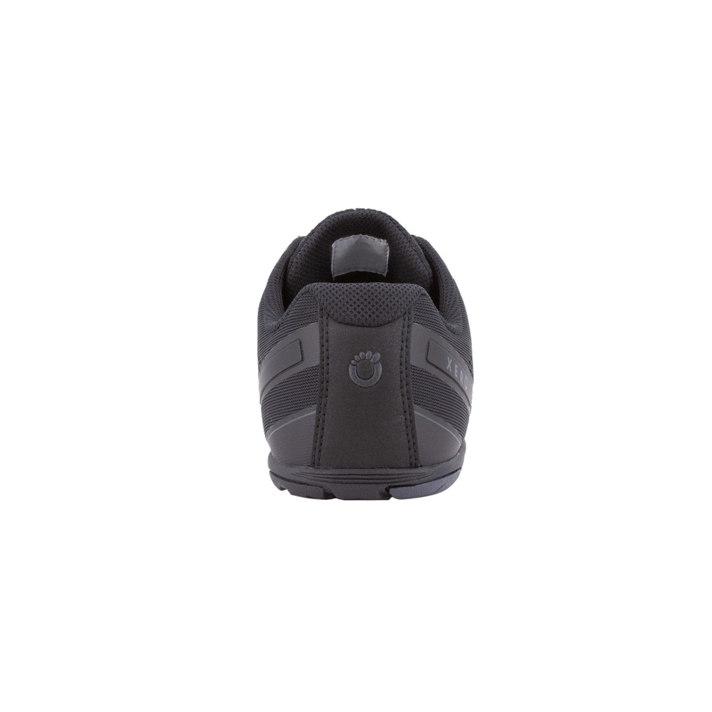 Barfußschuhe Xero Shoes HFS für Damen in Schwarz, Sneaker und Laufschuhe, Rückansicht im Onlineshop.