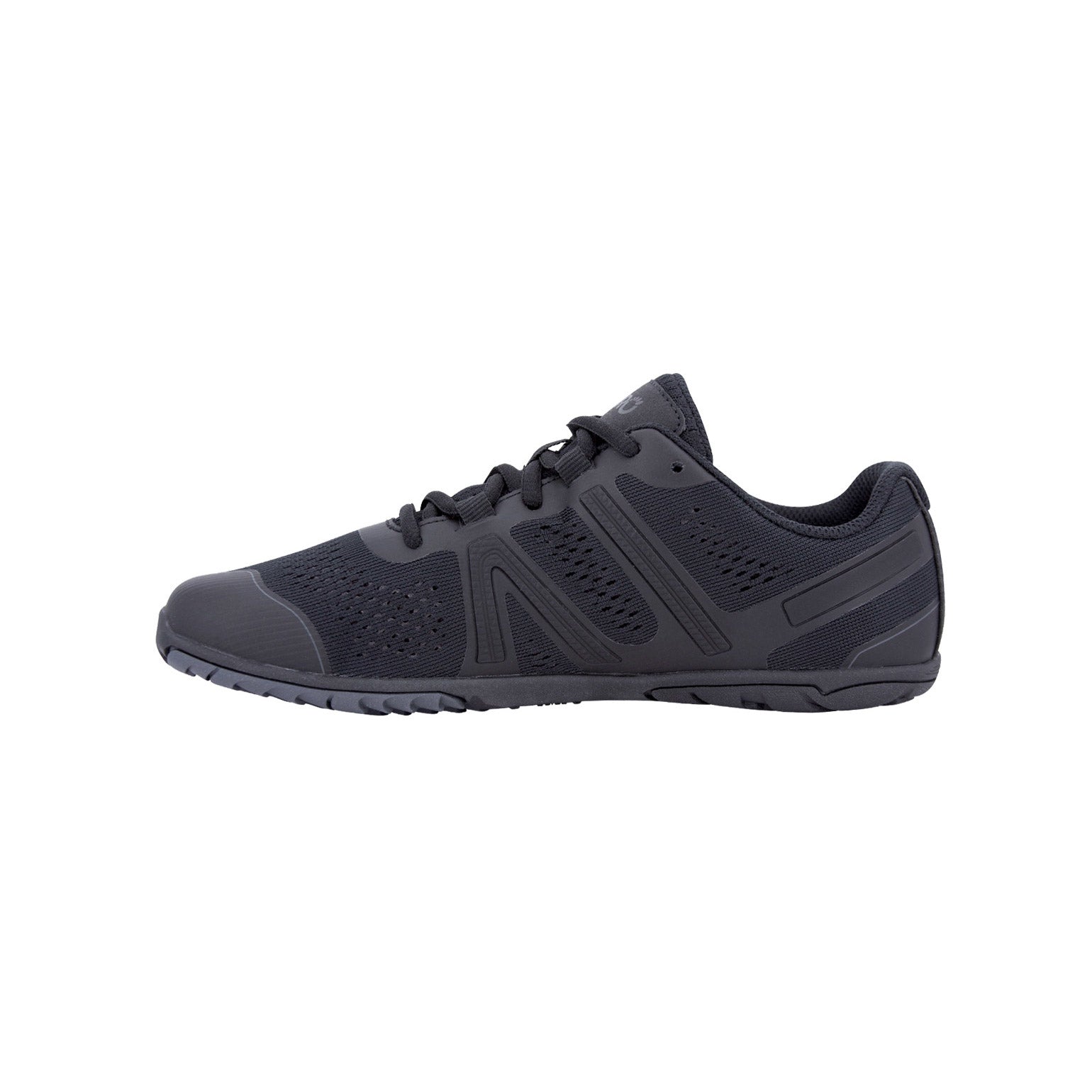 Barfußschuhe Xero Shoes HFS für Damen in Schwarz, Sneaker und Laufschuhe, Seitenansicht links im Onlineshop.