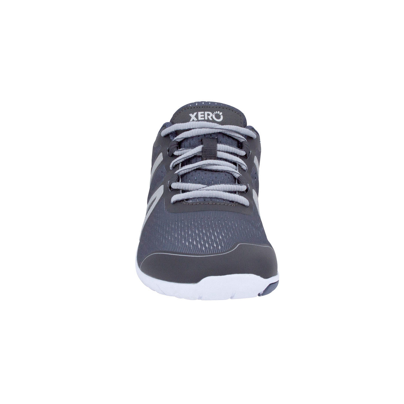 Barfußschuhe Xero Shoes HFS für Damen in Steel Gray, Sneaker und Laufschuhe, Frontansicht im Onlineshop.
