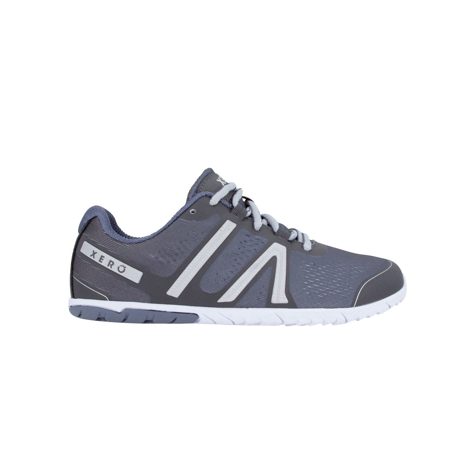 Barfußschuhe Xero Shoes HFS für Damen in Steel Gray, Sneaker und Laufschuhe, Seitenansicht rechts im Onlineshop.