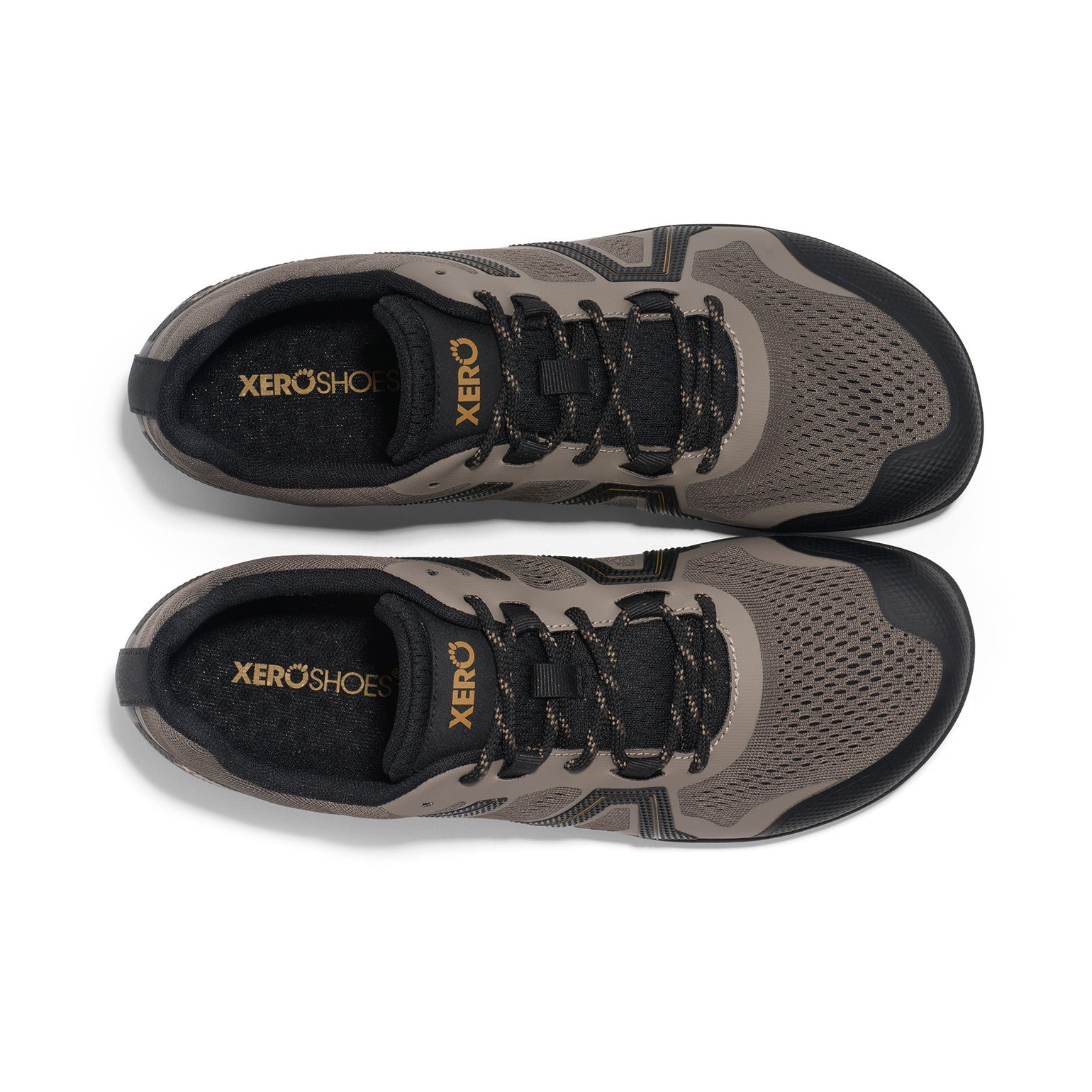 Xero Shoes Mesa Trail II Barfußschuhe für Herren in Fallen Rock Black, Wanderschuhe von oben im Onlineshop