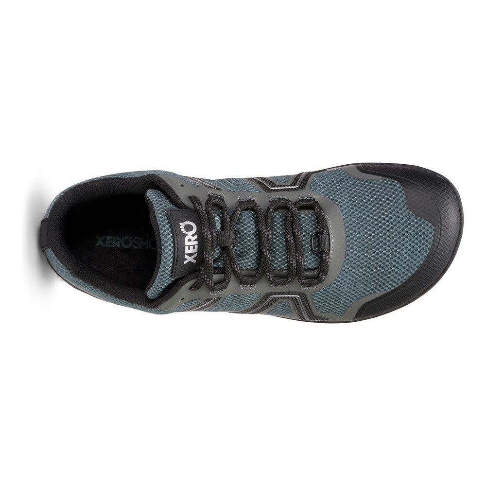 Xero Shoes Mesa Trail WP wasserdichte Barfußschuhe für Herren in Grün von oben im Onlineshop für Barfußschuhe, ideal zum Wandern