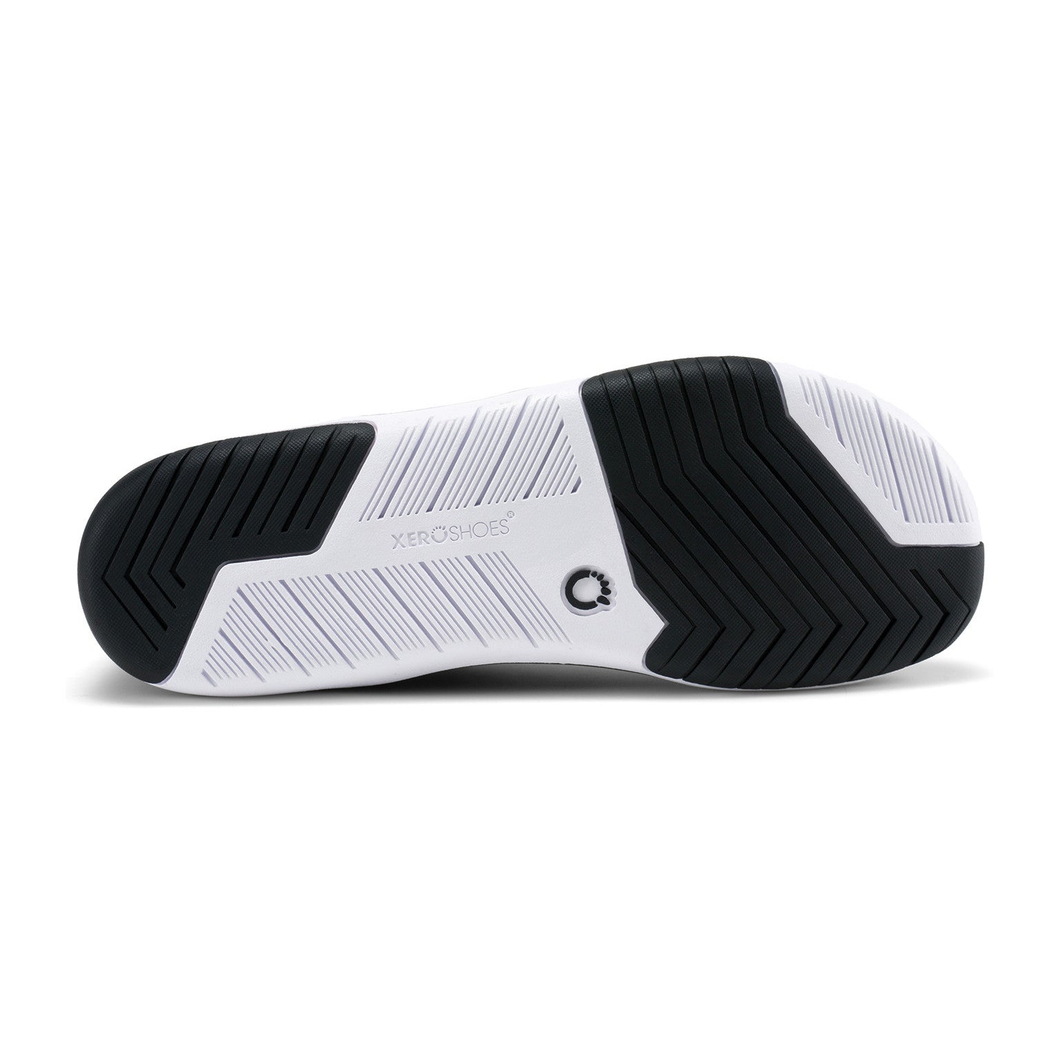 Xero Shoes Nexus Knit Sneaker in Schwarz für Herren, Unteransicht, atmungsaktiv und flexibel, ideal für unseren Onlineshop für Barfußschuhe.