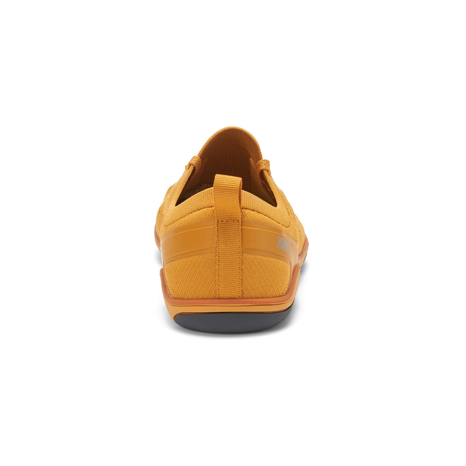 Xero Shoes Nexus Knit Men Gold, Rückansicht. Minimalistische und atmungsaktive Herren-Sneaker sowie Barfußschuhe in unserem Onlineshop.