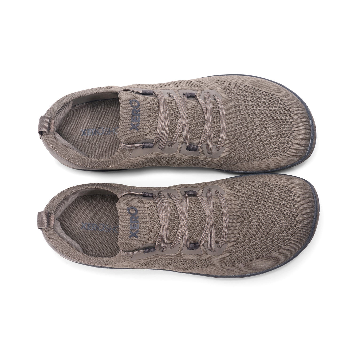 Xero Shoes Nexus Knit Men Morel, Draufsicht. Leichte und atmungsaktive Herren-Sneaker sowie Barfußschuhe in unserem Onlineshop.