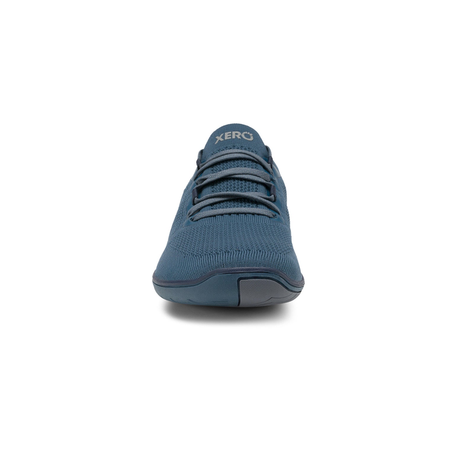 Xero Shoes Nexus Knit Men Orion Blue, Vorderansicht. Moderne Herren-Sneaker und Barfußschuhe in unserem Onlineshop.