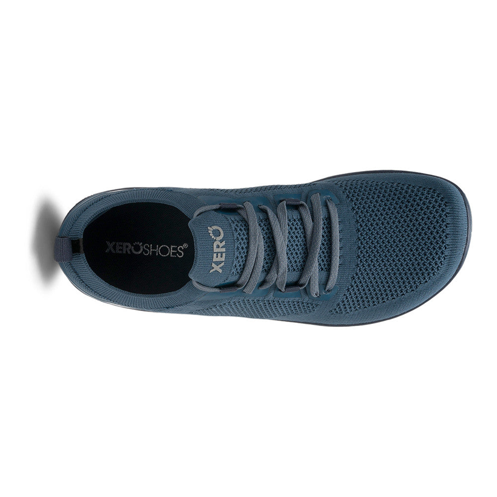 Xero Shoes Nexus Knit Men Orion Blue, Draufsicht. Sportliche Herren-Sneaker und Barfußschuhe in unserem Onlineshop.