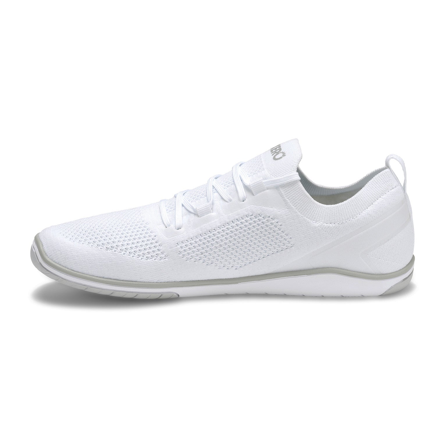 Xero Shoes Nexus Knit Men White, Seitenansicht links. Stylische Herren-Sneaker und Barfußschuhe in unserem Onlineshop.