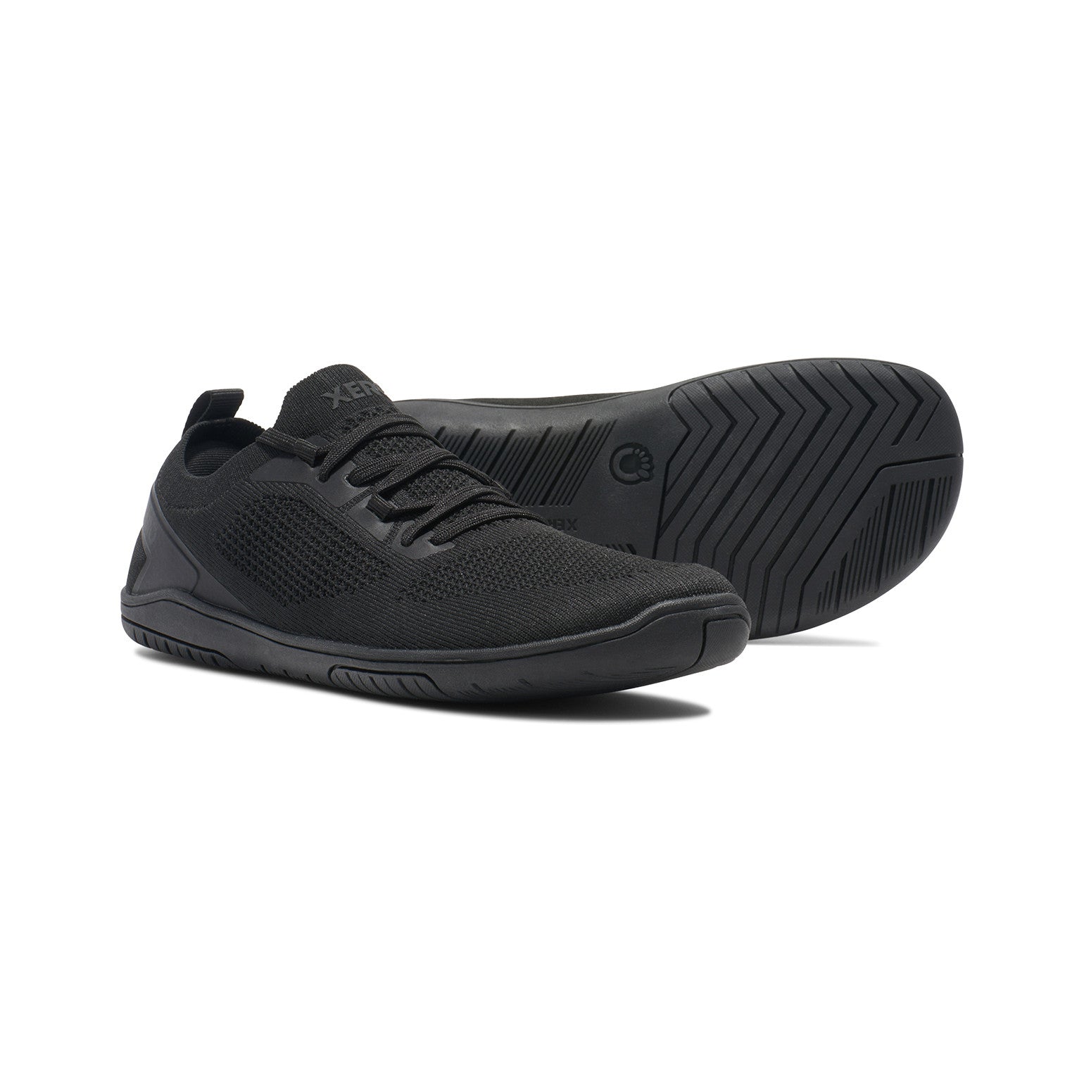 Xero Shoes Nexus Knit Sneaker in Schwarz für Damen, minimalistisch und atmungsaktiv, ideal für Alltag und Sport im Onlineshop für Barfußschuhe.