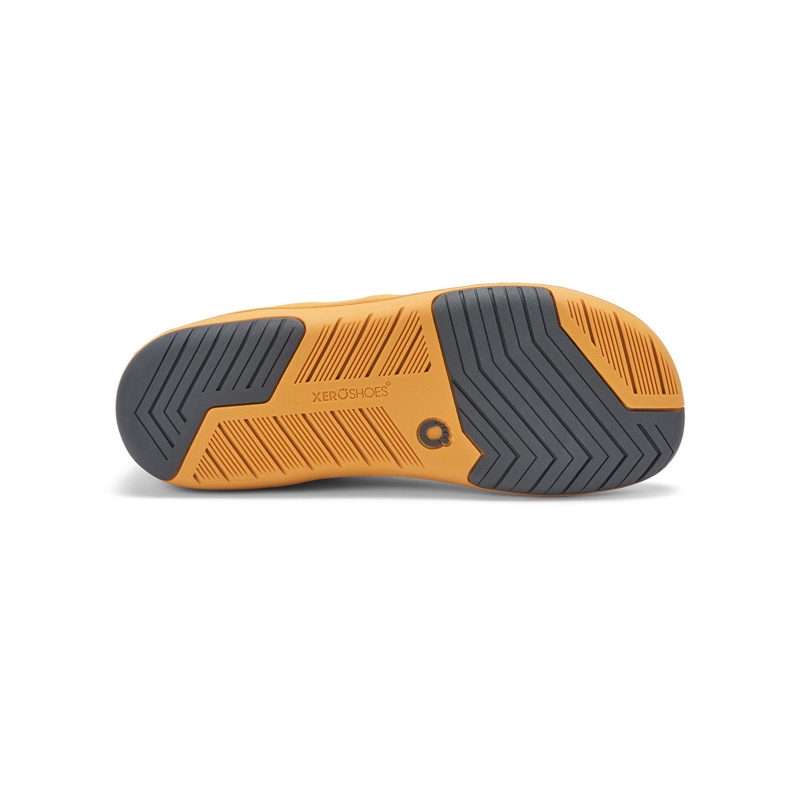 Xero Shoes Nexus Knit Sneaker in Gold für Damen, Unteransicht, flexibel und atmungsaktiv, ideal für unseren Onlineshop für Barfußschuhe.