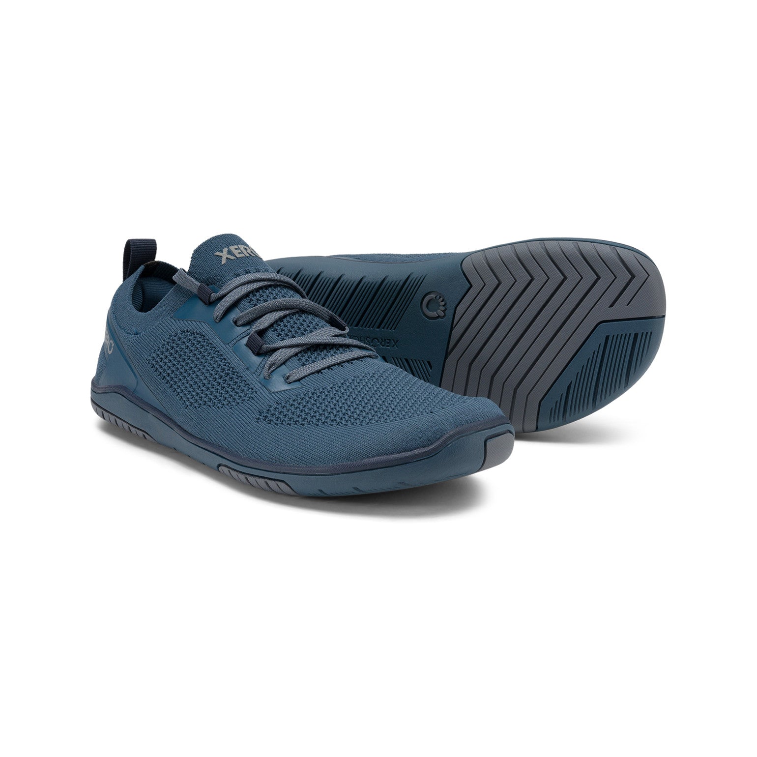 Xero Shoes Nexus Knit Sneaker in Orion Blue für Damen, minimalistisch und atmungsaktiv, ideal für Alltag und Sport im Onlineshop für Barfußschuhe.