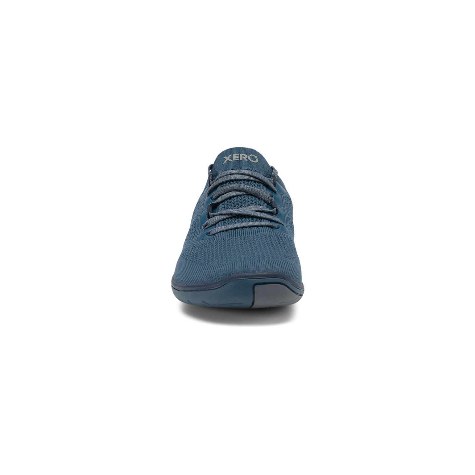 Xero Shoes Nexus Knit Sneaker in Orion Blue für Damen, Vorderansicht, atmungsaktiv und flexibel, ideal für unseren Onlineshop für Barfußschuhe.