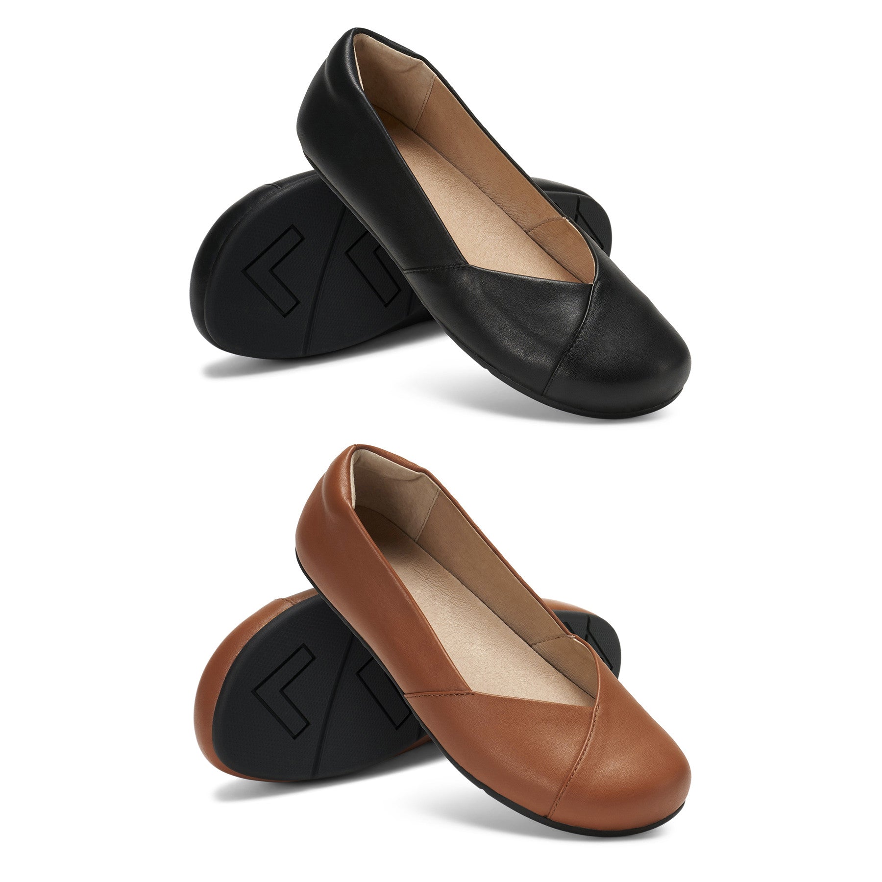 Xero Shoes Phoenix Leather Damen Barfußschuhe in glattem Leder, verschiedene Farben als Ballerinas im Onlineshop für Barfußschuhe