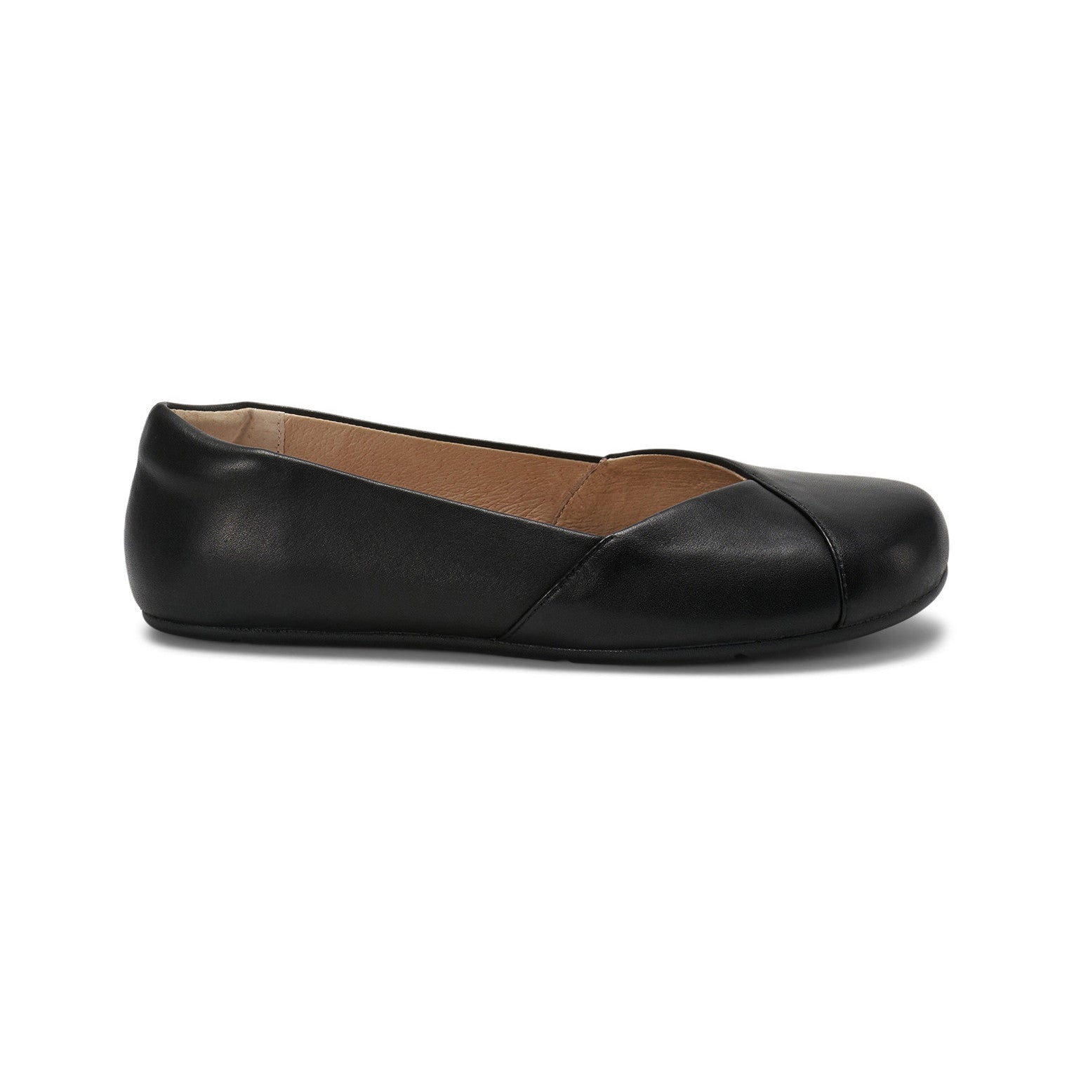 Xero Shoes Phoenix Leather Damen Barfußschuhe in glattem schwarzen Leder als elegante Ballerinas im Onlineshop für Barfußschuhe