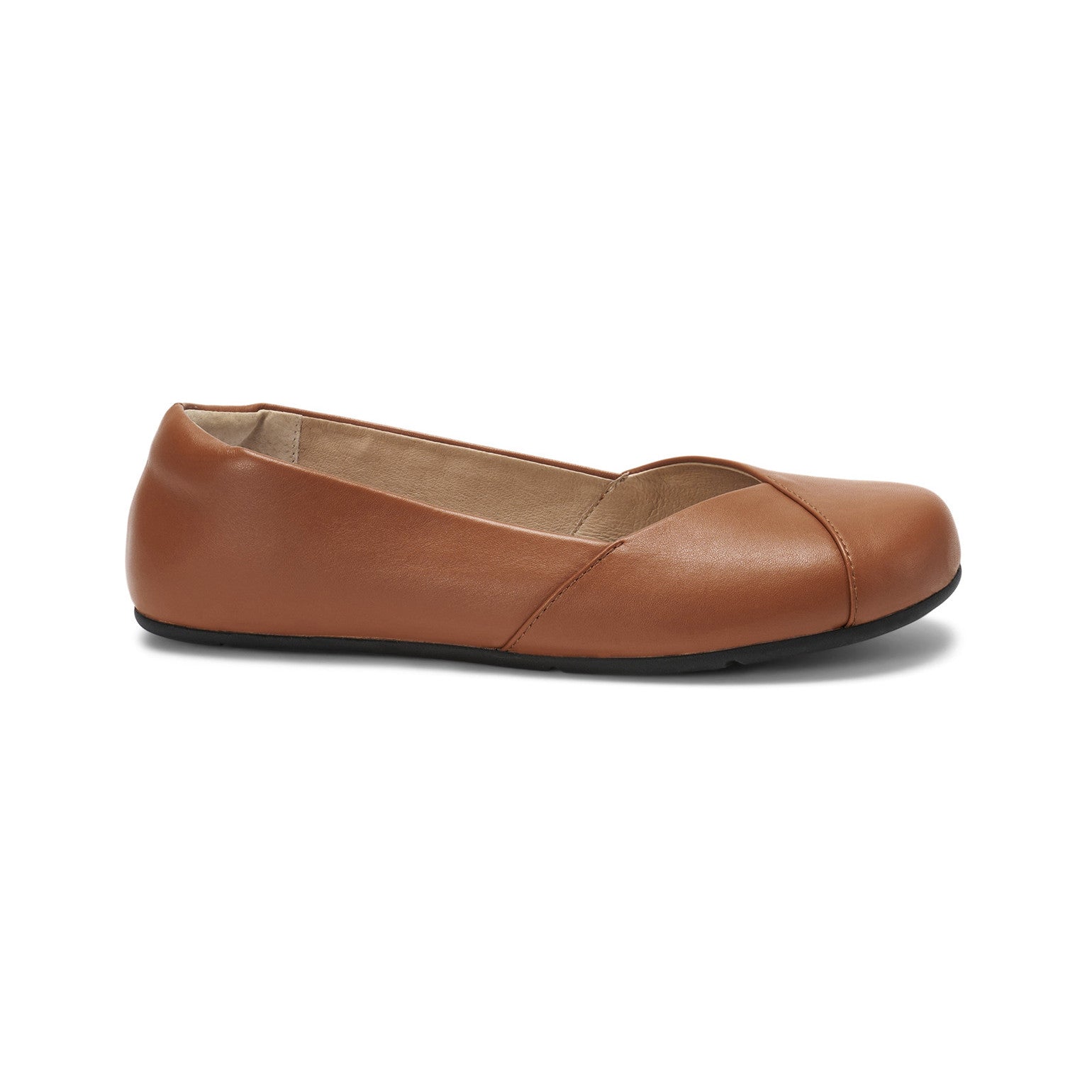 Xero Shoes Phoenix Leather Damen Barfußschuhe in glattem braunem Leder als Ballerinas im Onlineshop für Barfußschuhe