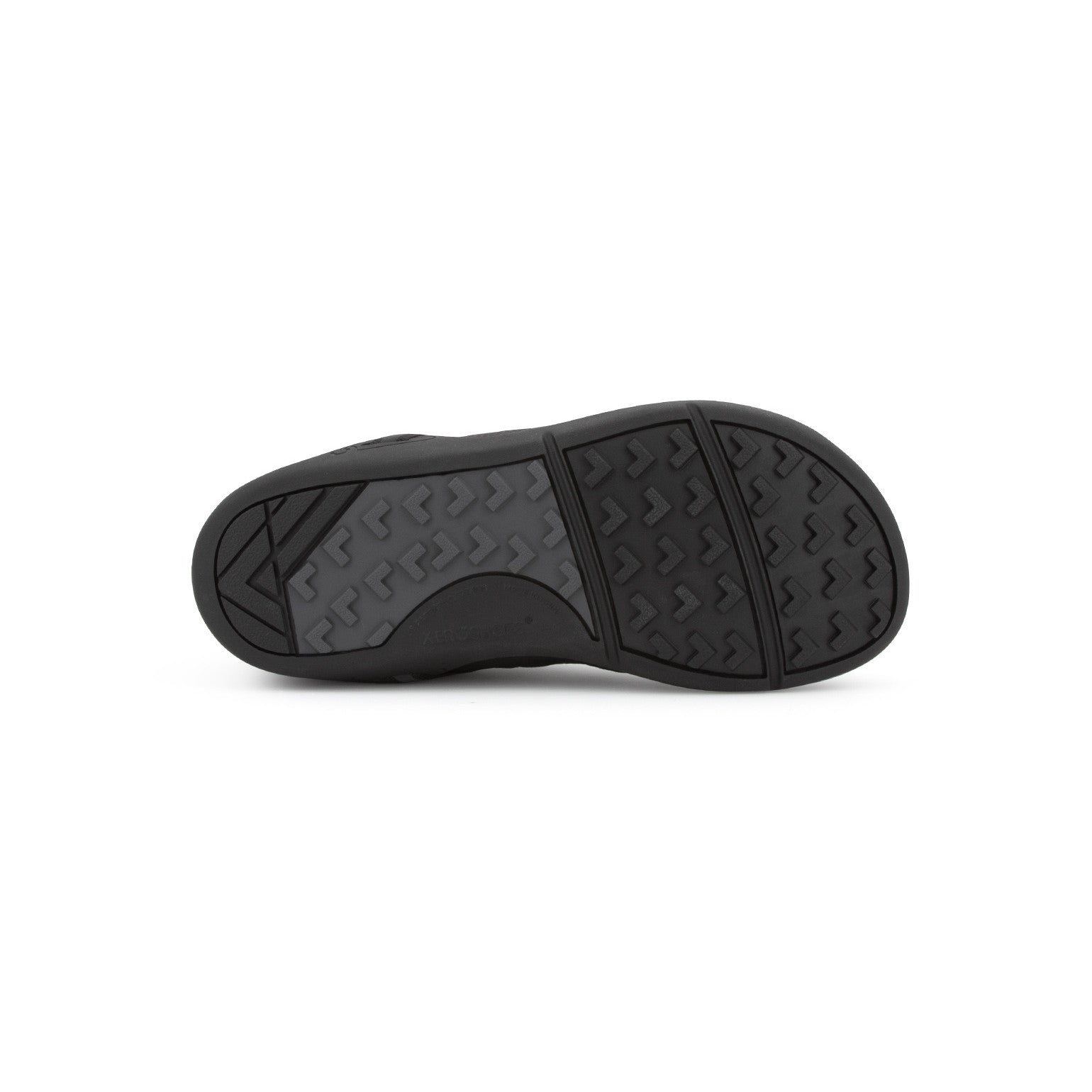 Sohlenansicht der Xero Shoes Prio Barfußschuhe für Kinder in Schwarz im Onlineshop für Barfußschuhe