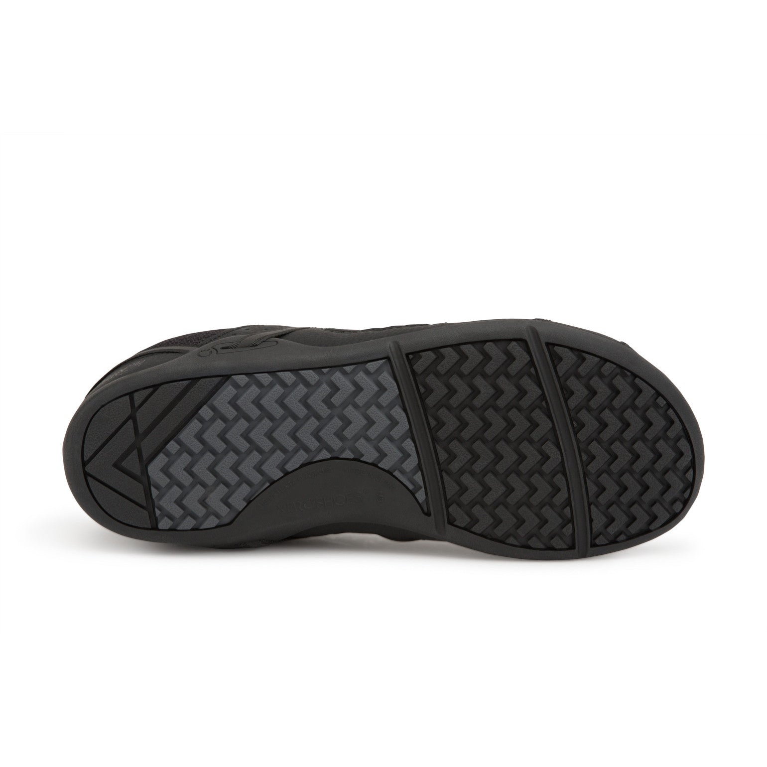 Xero Shoes Prio Barfußschuhe für Herren in Schwarz, Sohlenansicht im Onlineshop für Barfußschuhe
