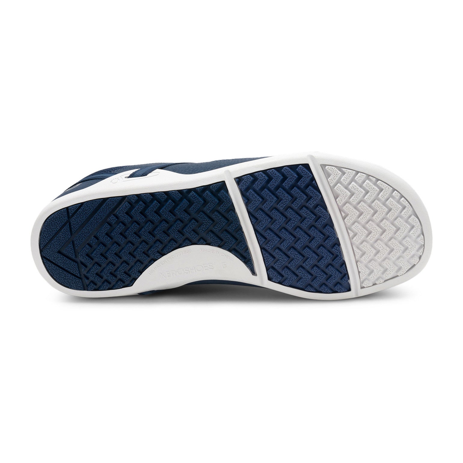 Xero Shoes Prio Barfußschuhe für Herren in Insignia Blue, Sohlenansicht im Onlineshop für Barfußschuhe