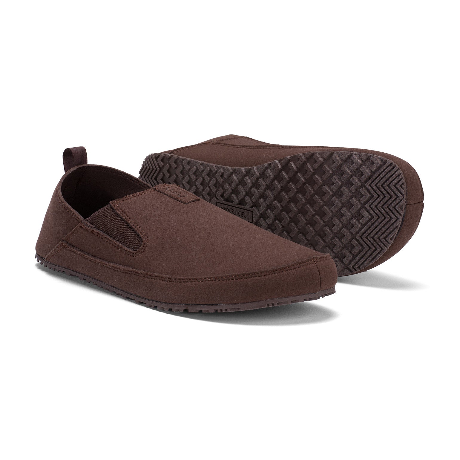 Xero Shoes Sunrise Barfußschuhe für Herren als brauner Slipper im Onlineshop für Barfußschuhe
