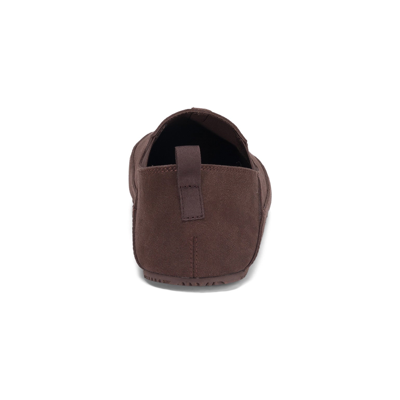 Xero Shoes Sunrise Barfußschuhe für Herren als Slipper, Rückansicht in Braun im Onlineshop für Barfußschuhe