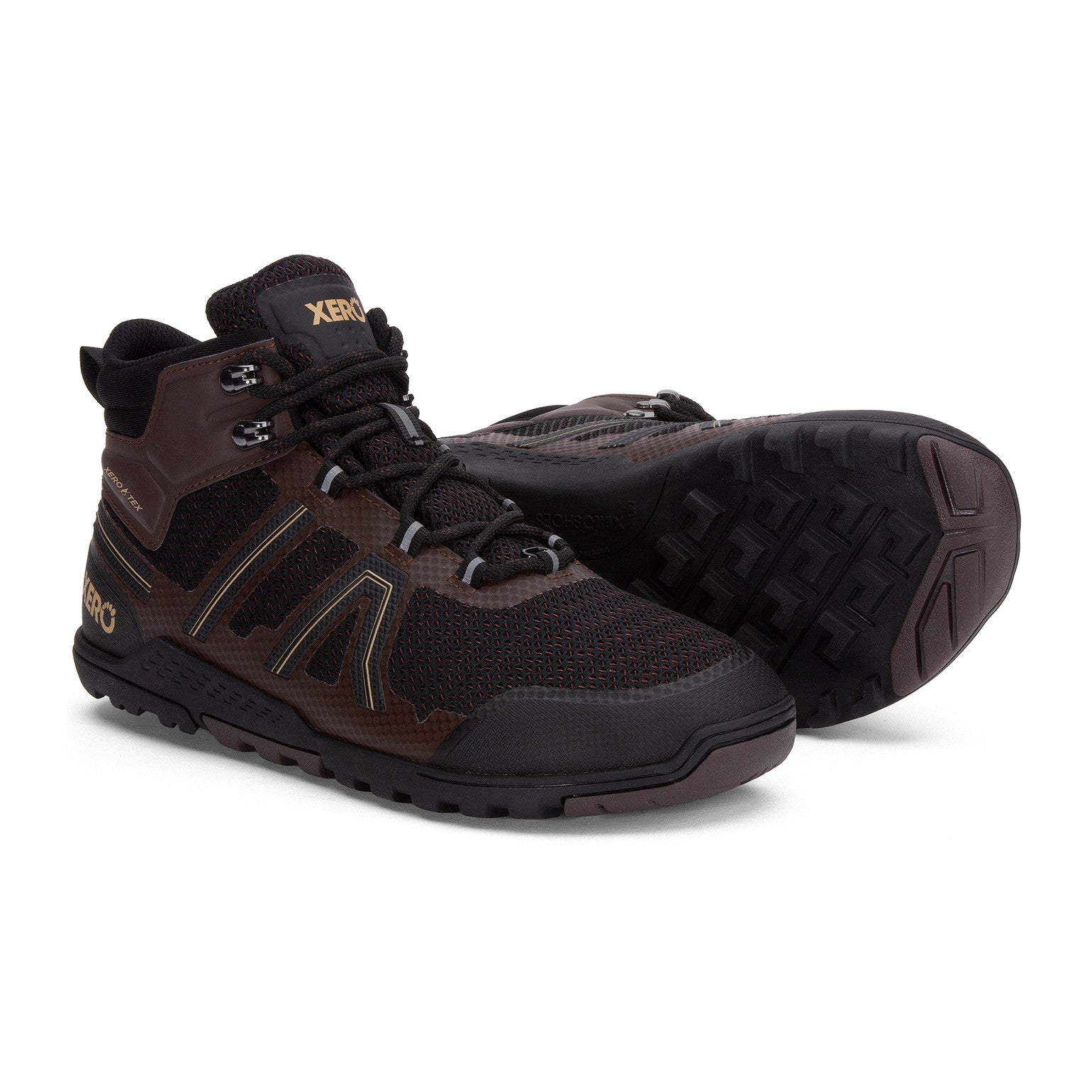 Barfußschuhe Onlineshop: Xero Shoes Xcursion Fusion wasserdichte Barfuß-Wanderschuhe für Herren in bison