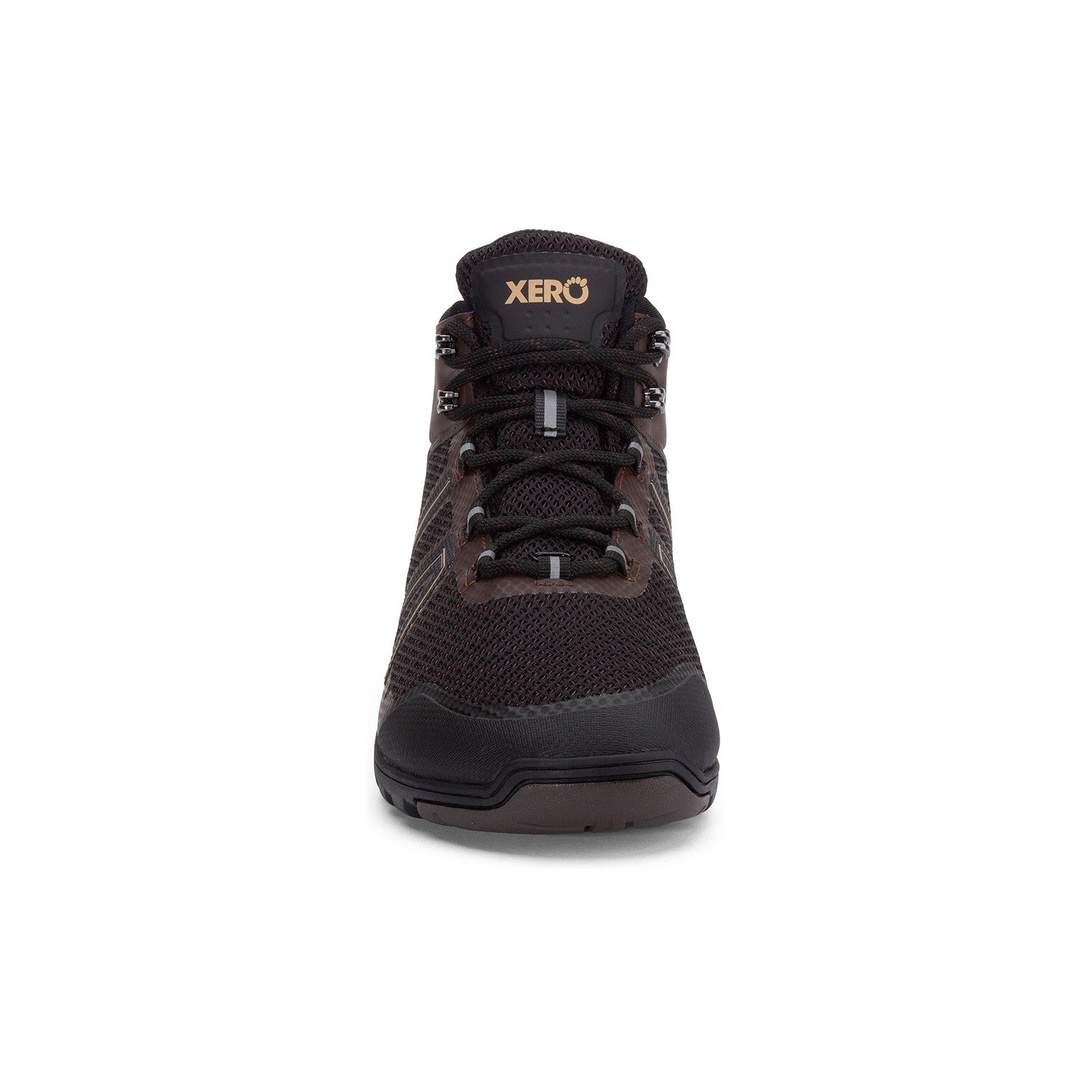 Barfußschuhe Onlineshop: Xero Shoes Xcursion Fusion wasserdichte Herren Barfuß-Wanderschuhe in bison, Vorderansicht