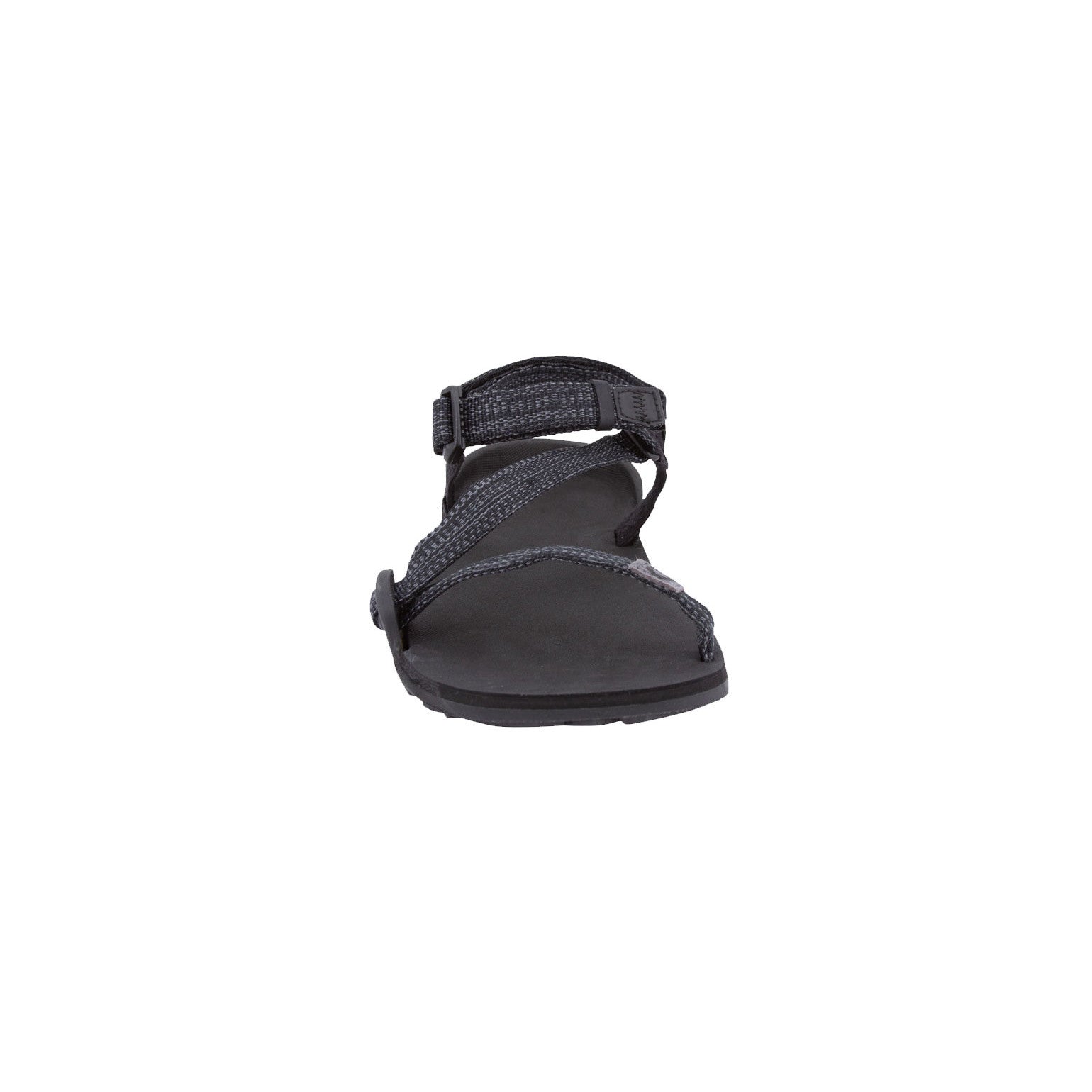 Xero Shoes Z-Trail Kids Multi Black Barfußschuhe Sandalen für Kinder, Frontansicht im Onlineshop für Barfußschuhe