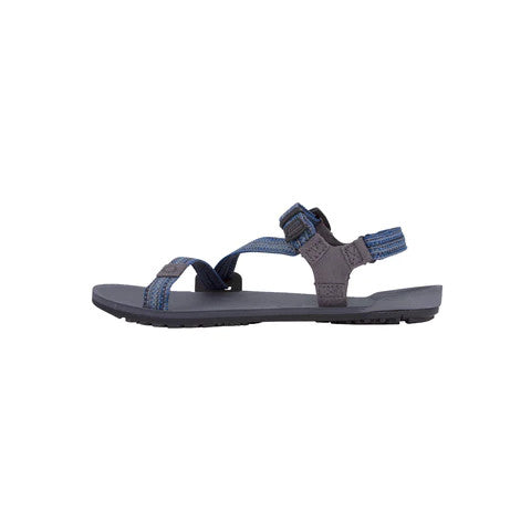 Xero Shoes Z-Trail Kids Multi Blue Barfußschuhe Sandalen für Kinder, linke Seitenansicht im Onlineshop für Barfußschuhe