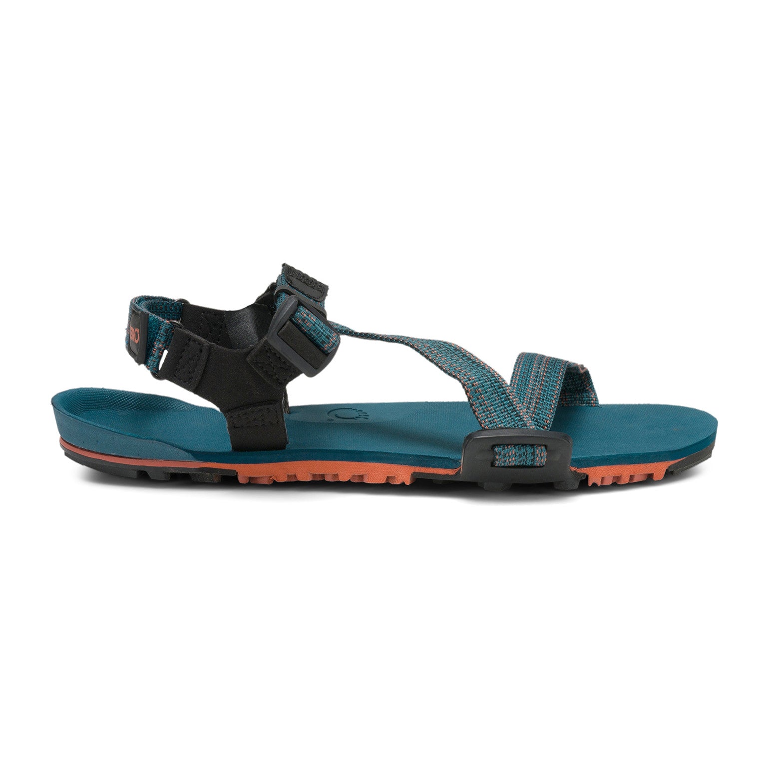 Xero Shoes Z Trail EV Barfußsandalen für Herren in deep lagoon von rechts im Onlineshop für Barfußschuhe