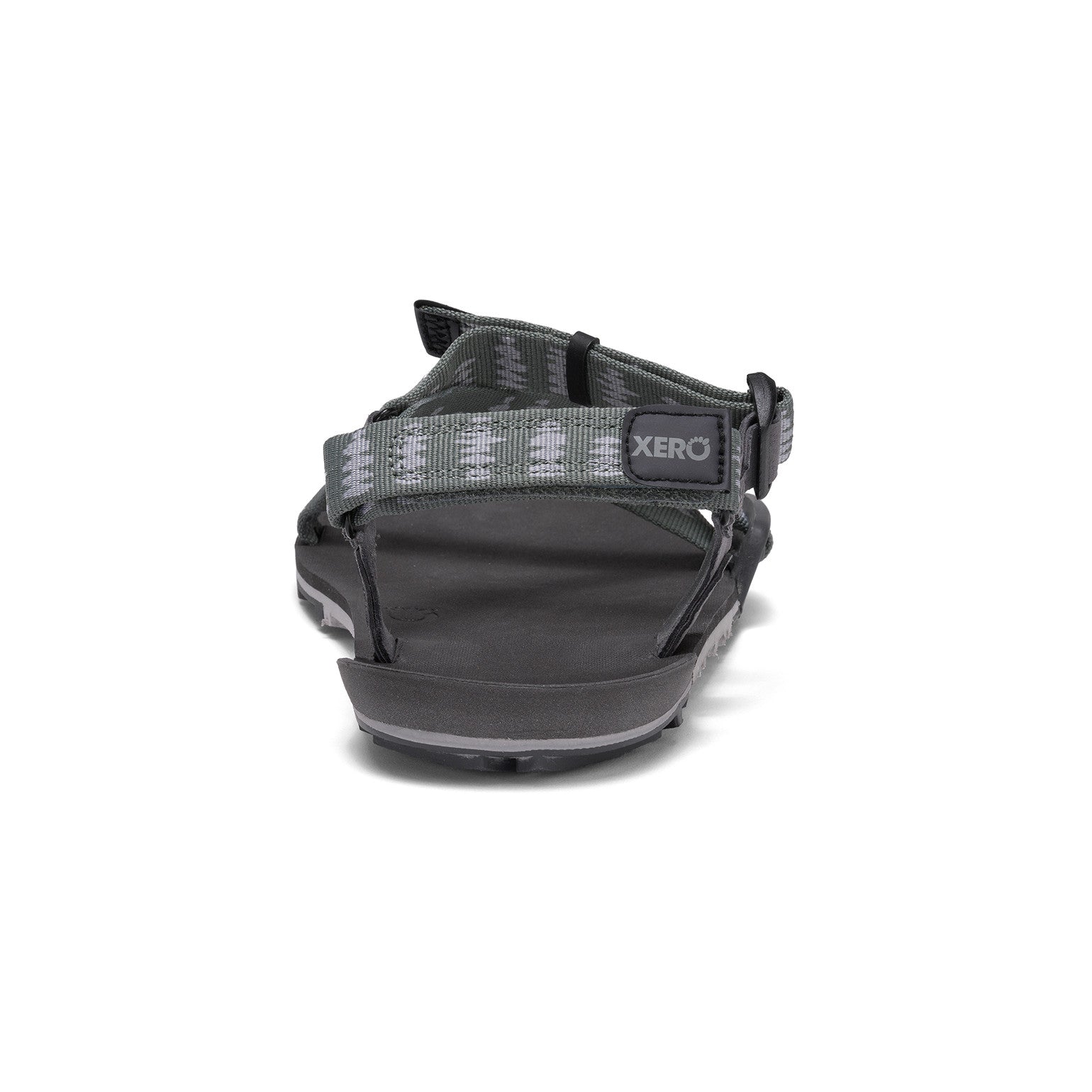 Xero Shoes Z Trail EV Barfußsandalen Herren Forest, Rückansicht im Onlineshop für Barfußschuhe