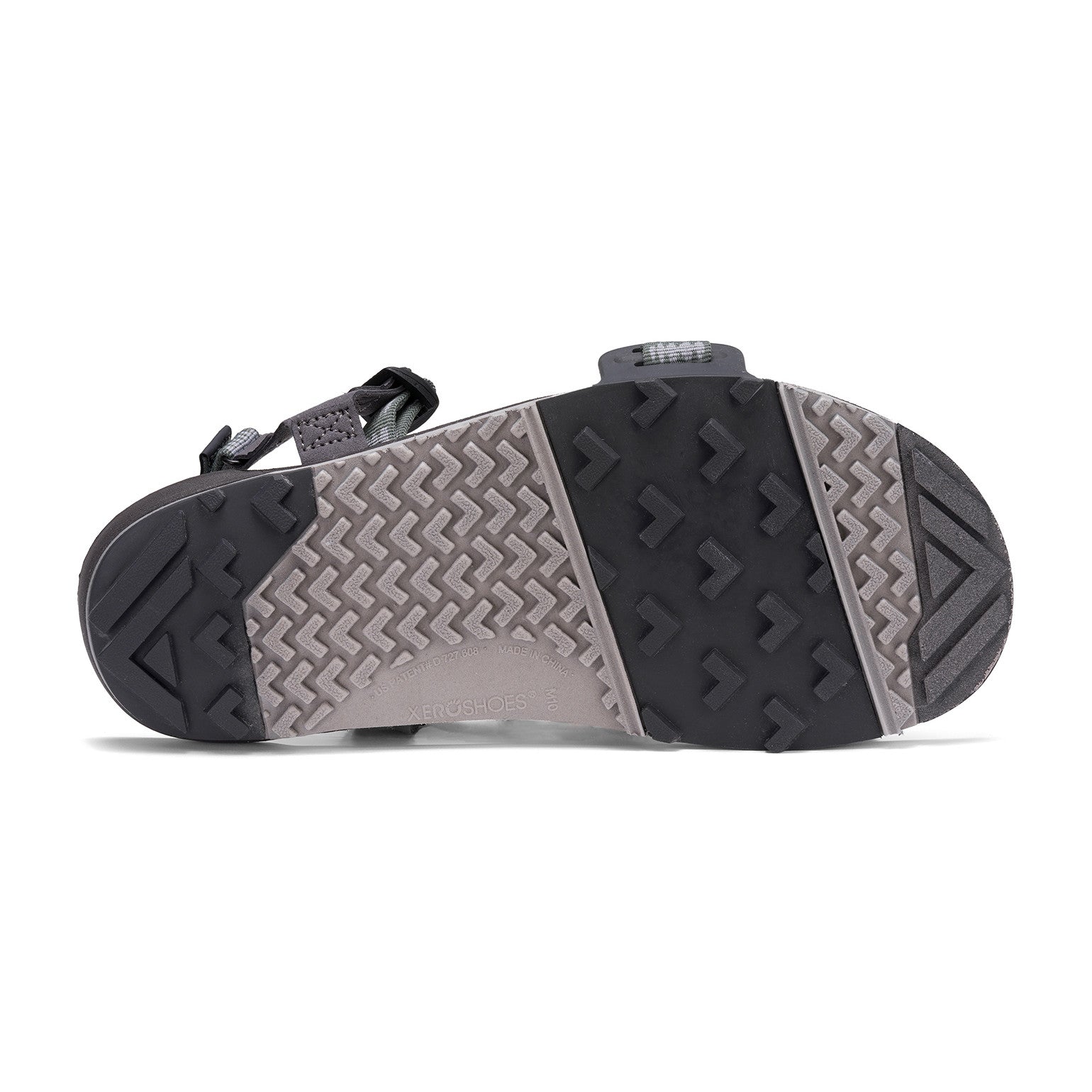 Xero Shoes Z Trail EV Barfußsandalen Herren Forest, Sohlenseite im Onlineshop für Barfußschuhe
