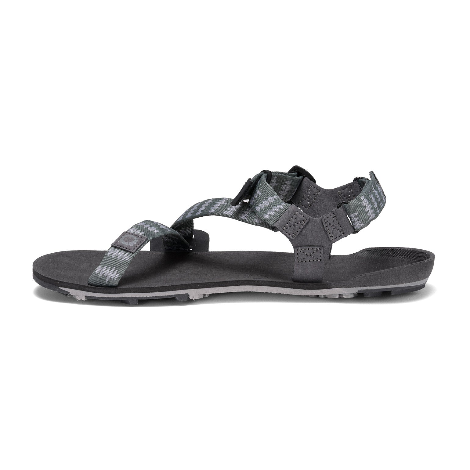 Xero Shoes Z Trail EV Barfußsandalen für Herren in Forest, linke Seitenansicht im Onlineshop für Barfußschuhe
