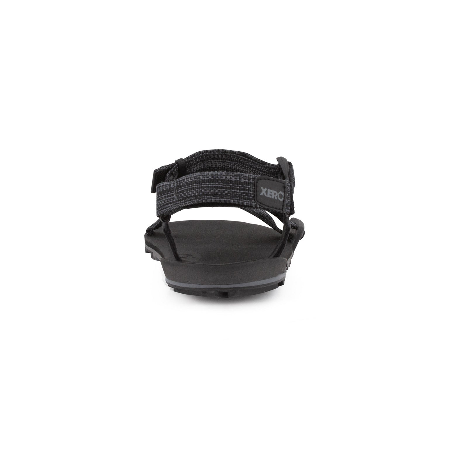 Xero Shoes Z Trail EV Barfußsandalen Herren Multi Black, Rückansicht im Onlineshop für Barfußschuhe