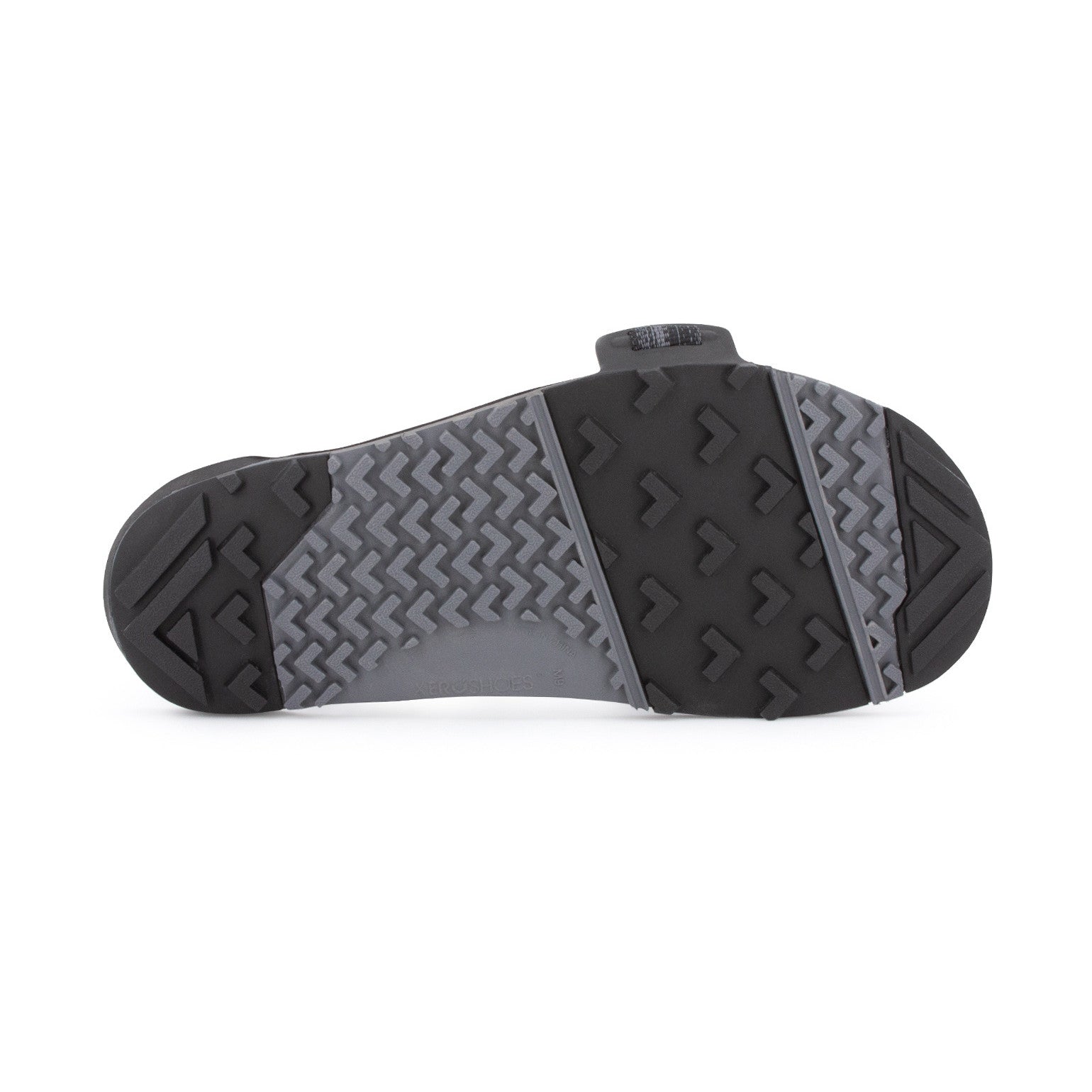 Xero Shoes Z Trail EV Barfußsandalen Herren Multi Black, Sohlenseite im Onlineshop für Barfußschuhe