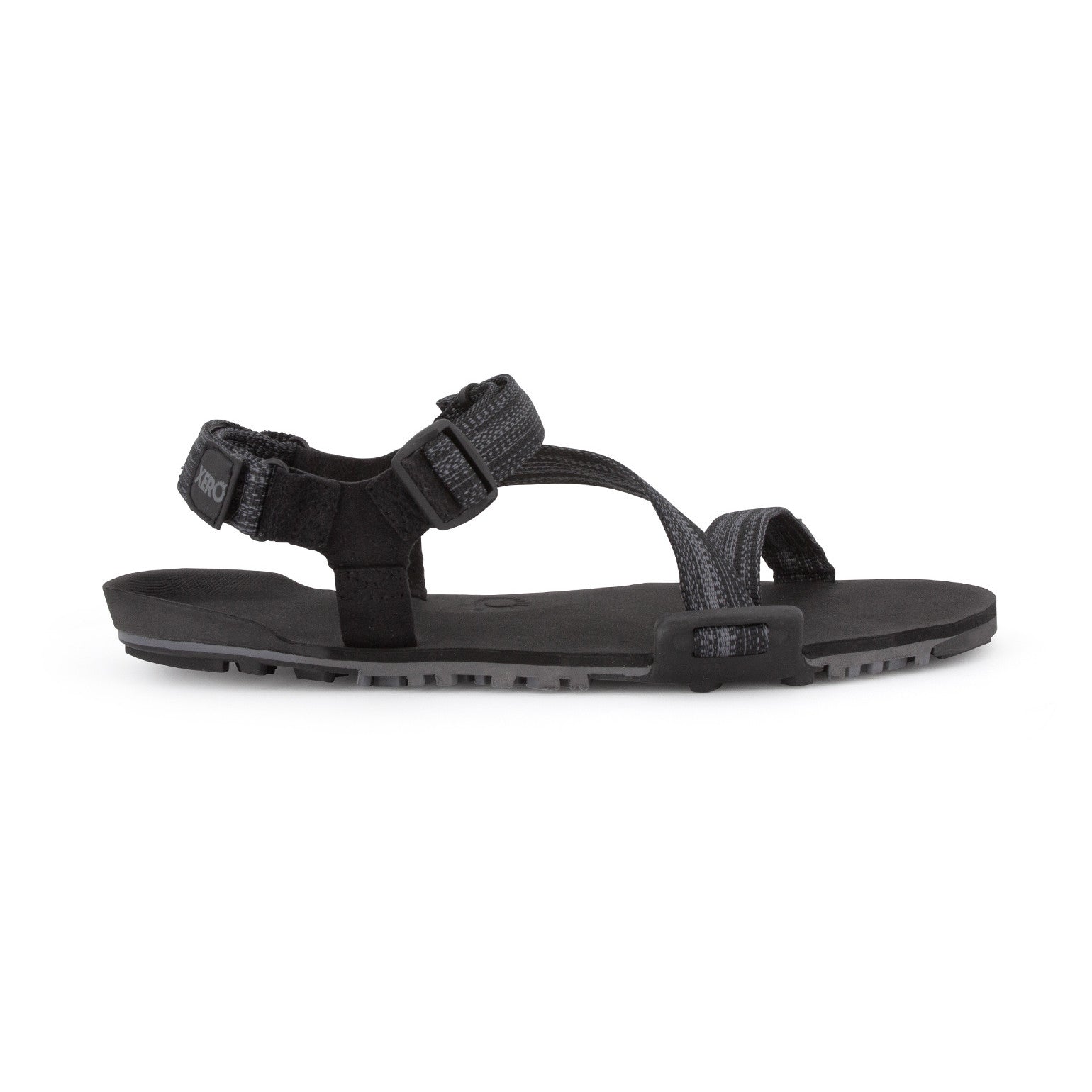 Xero Shoes Z Trail EV Barfußsandalen für Herren in Multi Black, rechte Seitenansicht im Onlineshop für Barfußschuhe