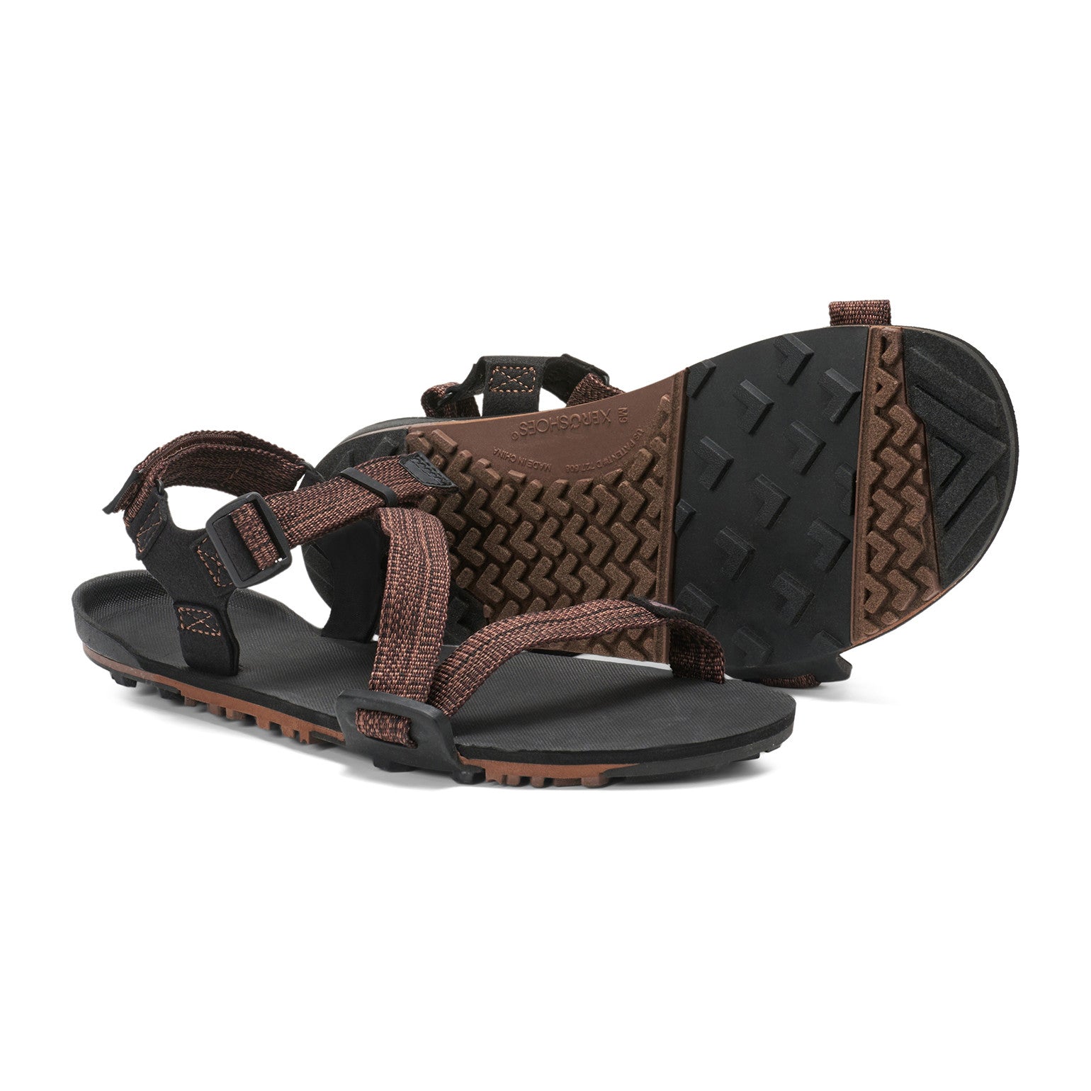 Xero Shoes Z Trail EV Barfußsandalen für Herren in Multi Brown, erhältlich im Onlineshop für Barfußschuhe