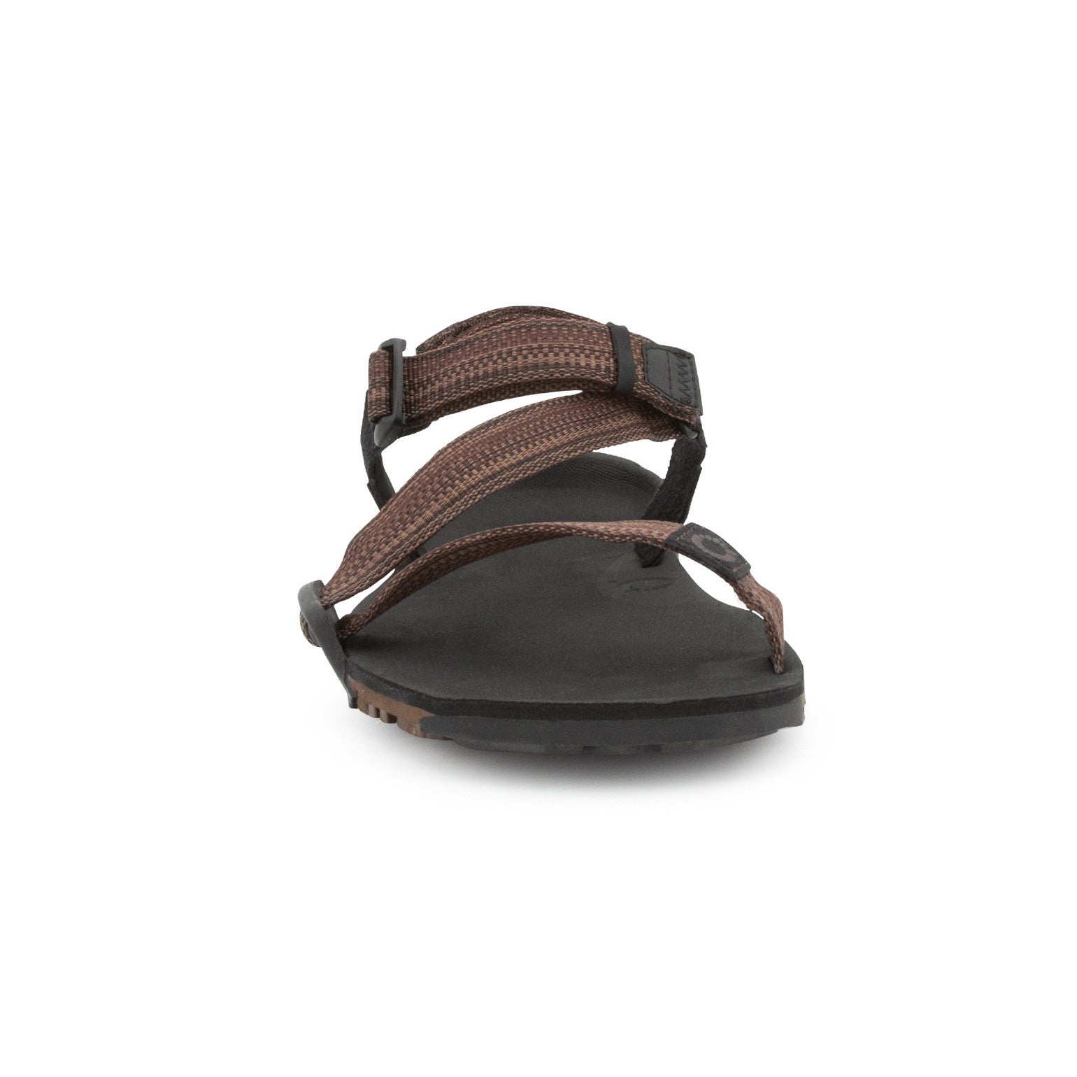 Xero Shoes Z Trail EV Barfußsandalen für Herren in Multi Brown, Vorderansicht im Onlineshop für Barfußschuhe
