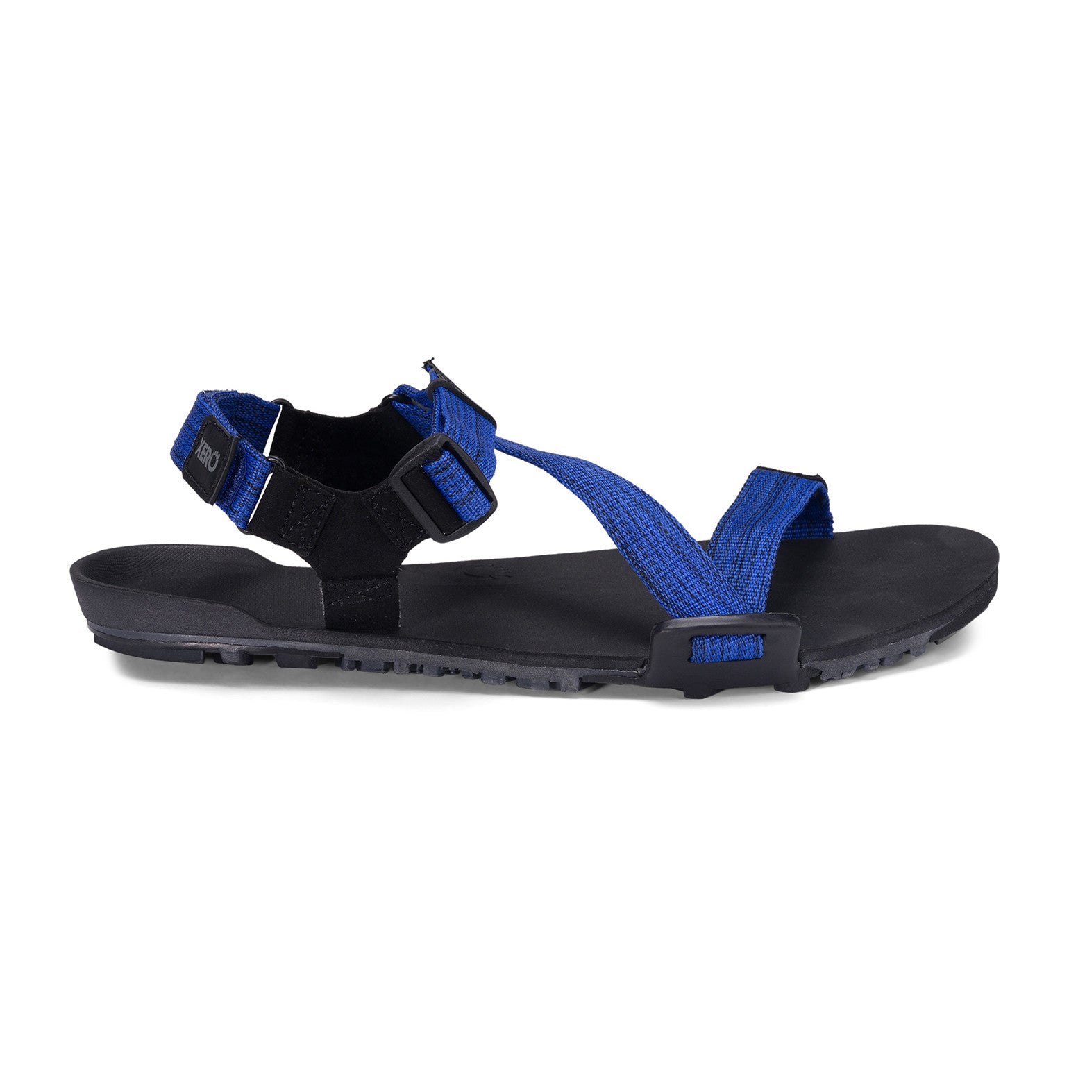 Xero Shoes Z Trail EV Barfußsandalen für Herren in sodalite blue von rechts im Onlineshop für Barfußschuhe
